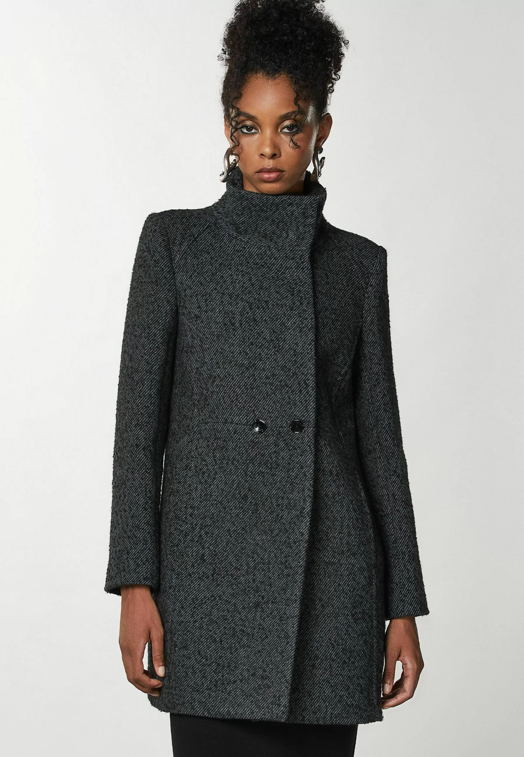 New Blend High Neck - Cappotto Corto Donna Classici