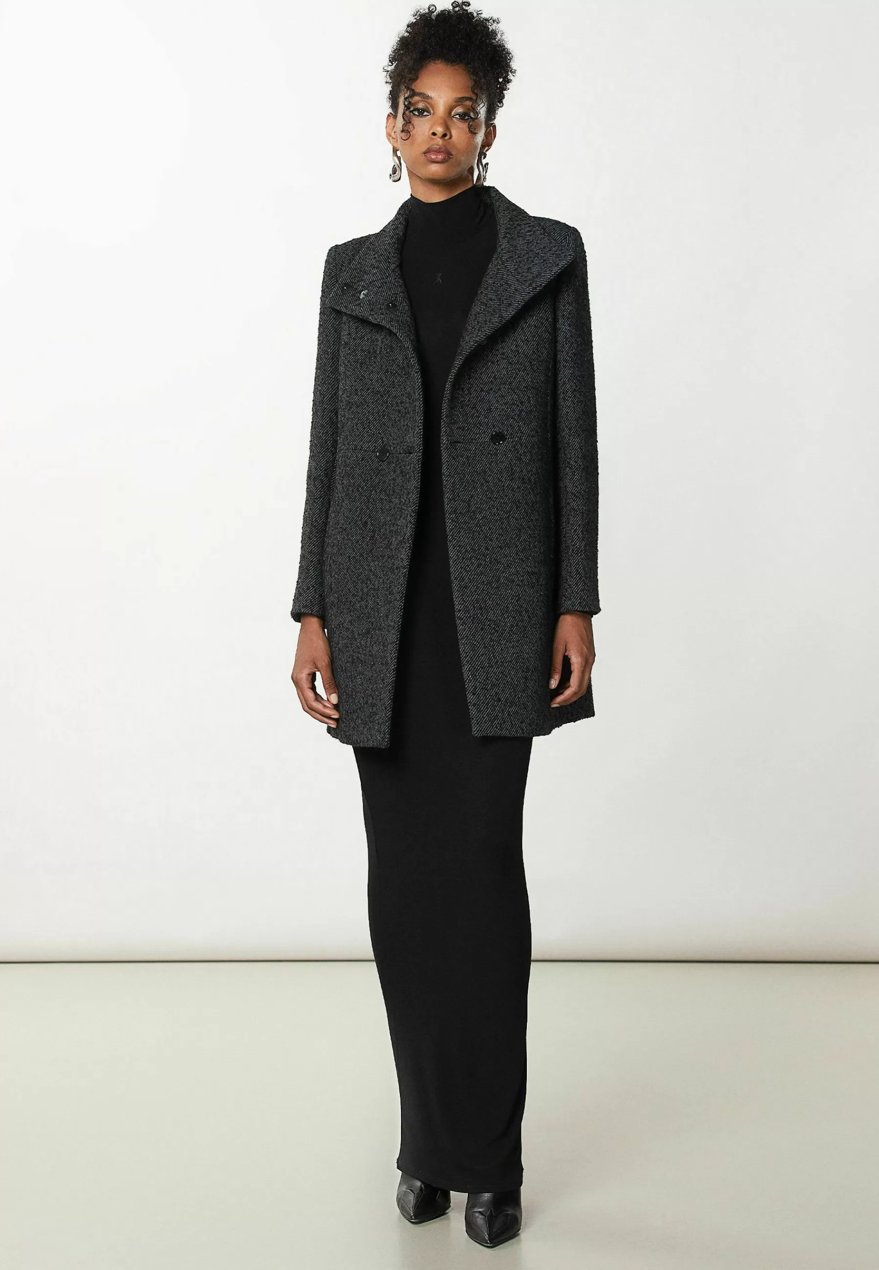 New Blend High Neck - Cappotto Corto Donna Classici