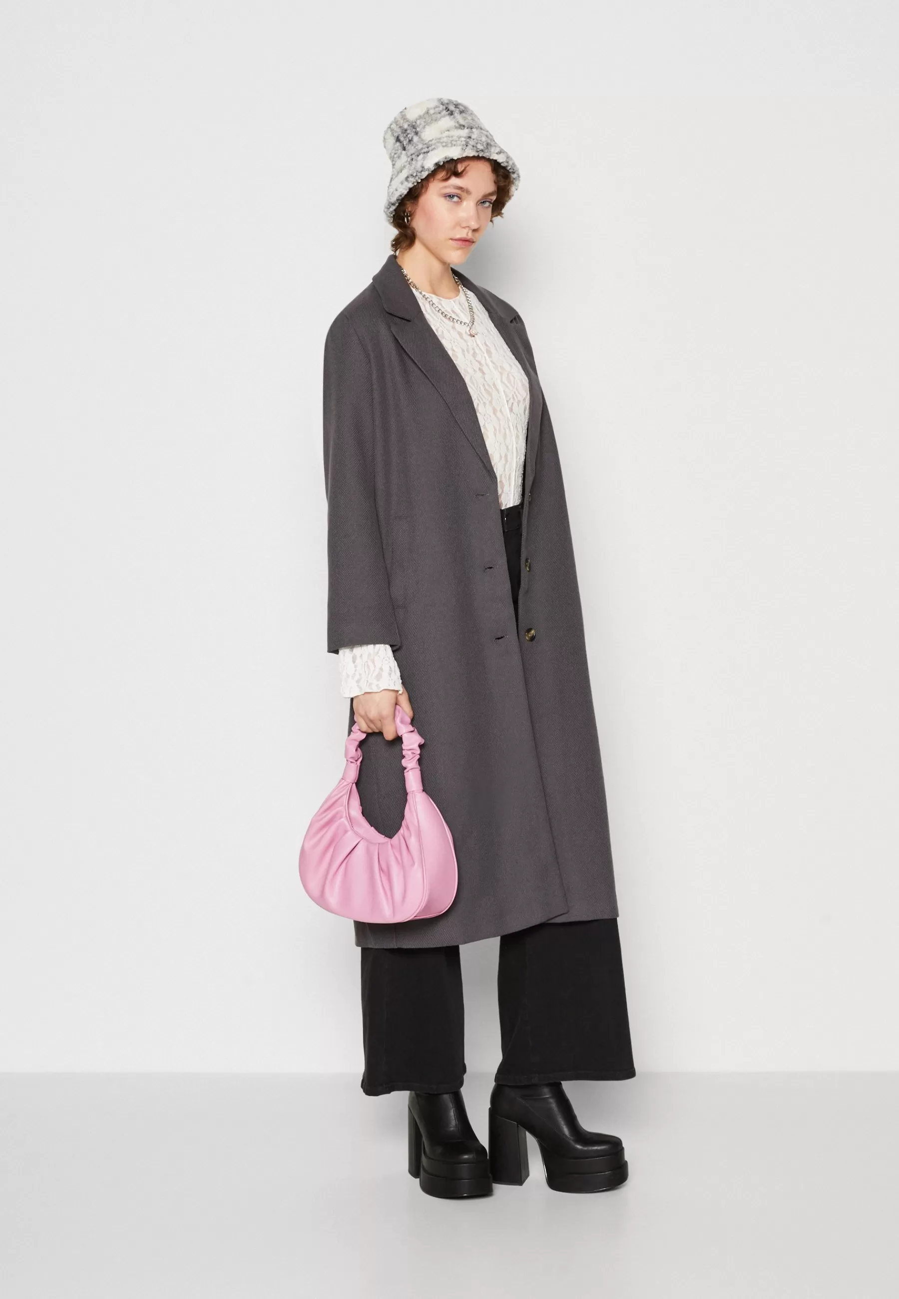 Online Button Down Coat - Cappotto Classico Donna Classici