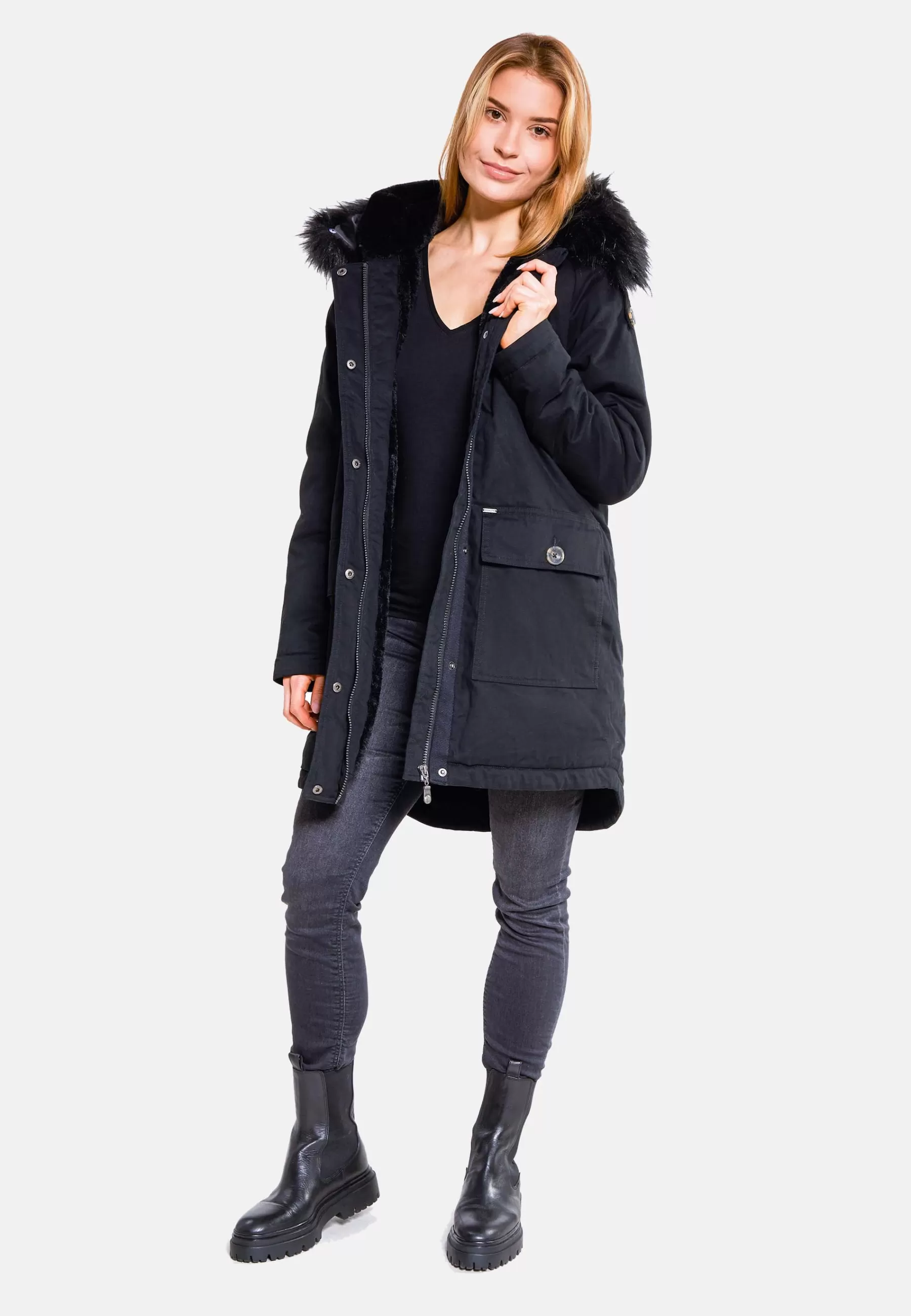 Hot Cappotto Invernale Donna Parka