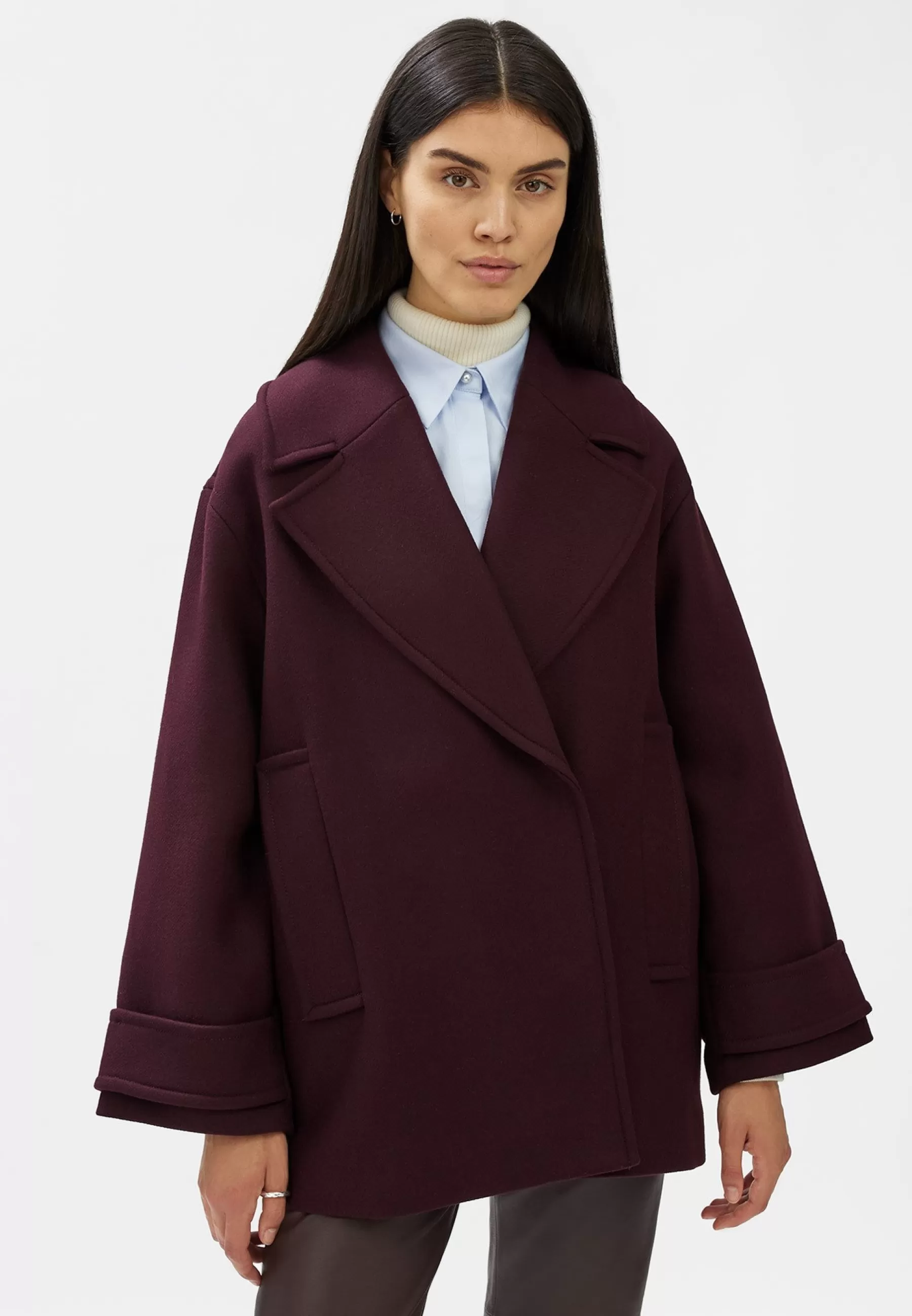 Outlet Carly - Cappotto Corto Donna Classici