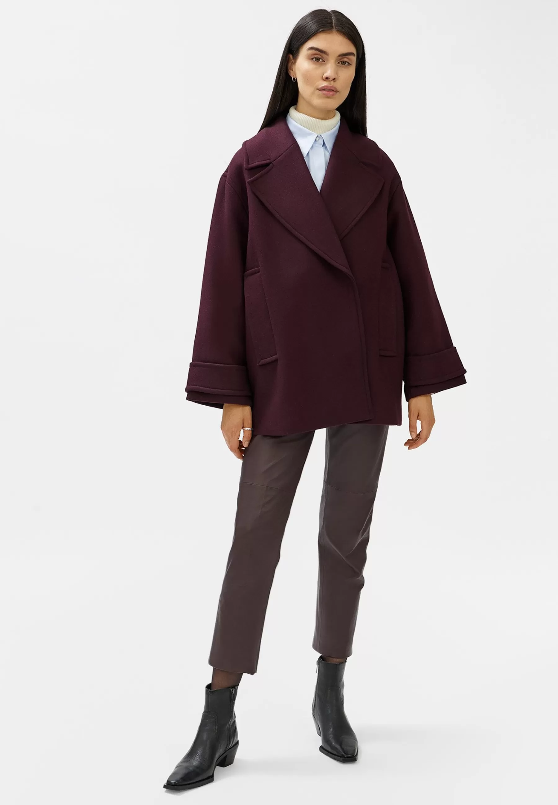 Outlet Carly - Cappotto Corto Donna Classici