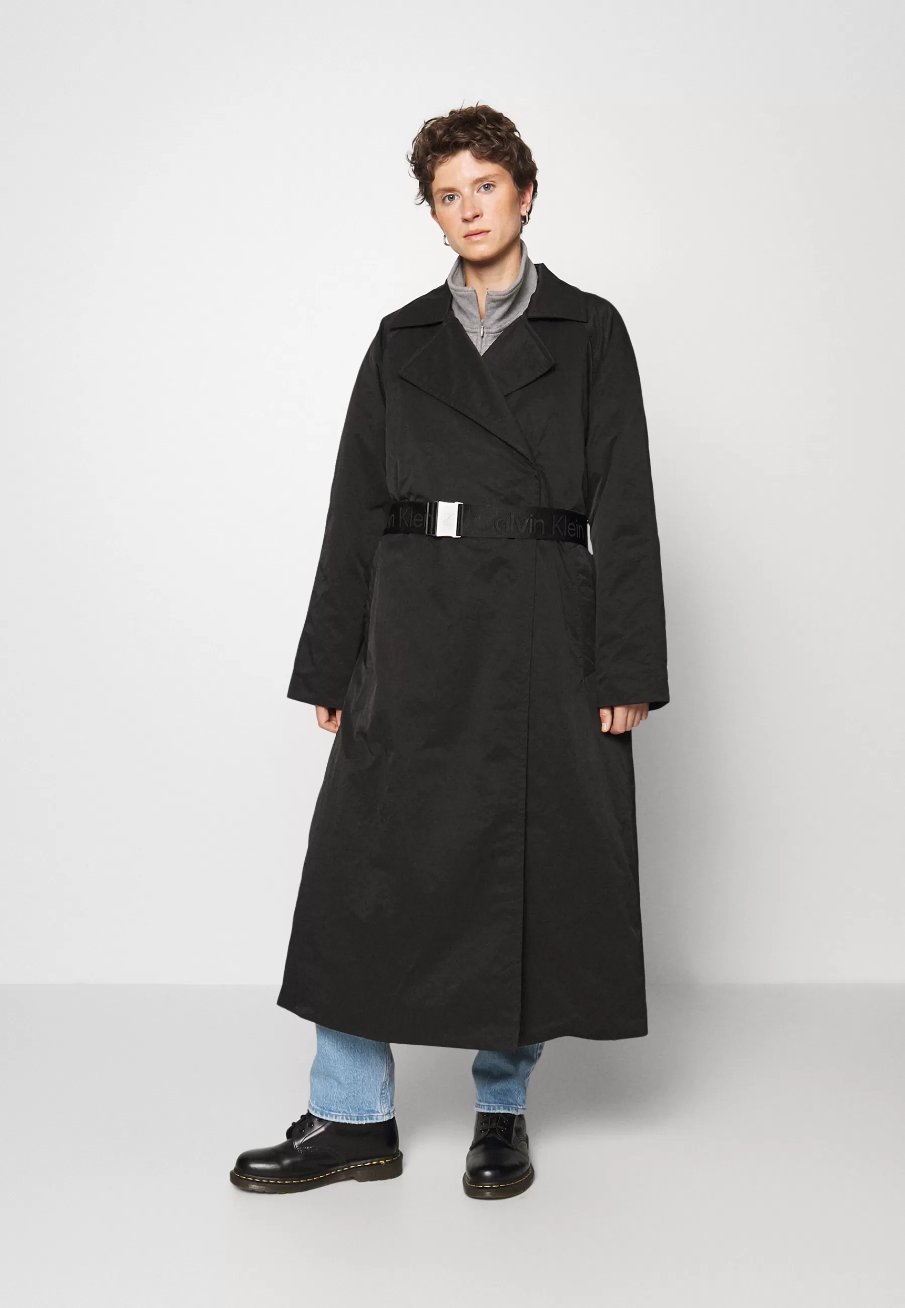 Outlet Clean Padded Belted Trench - Cappotto Classico Donna Classici