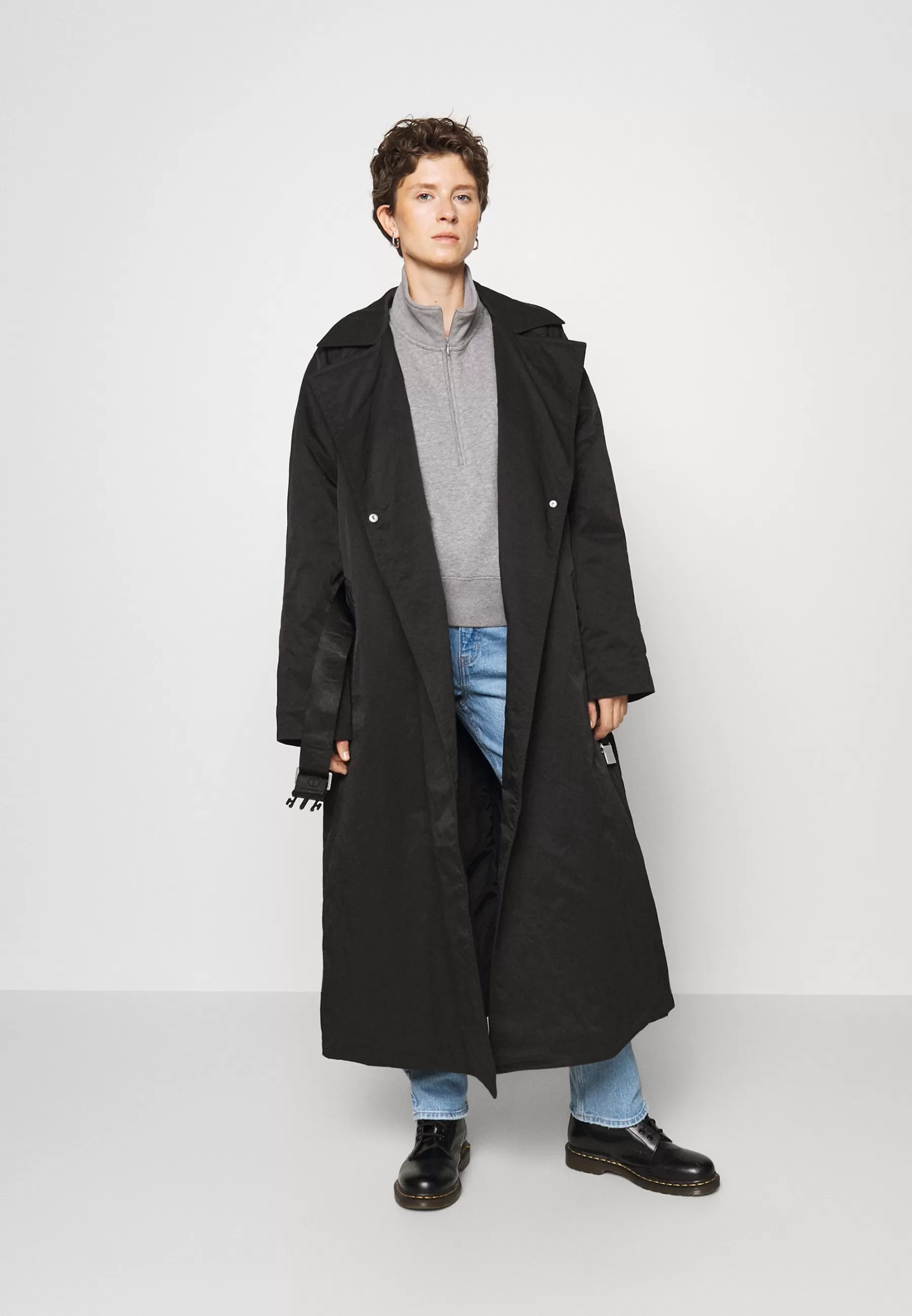Outlet Clean Padded Belted Trench - Cappotto Classico Donna Classici