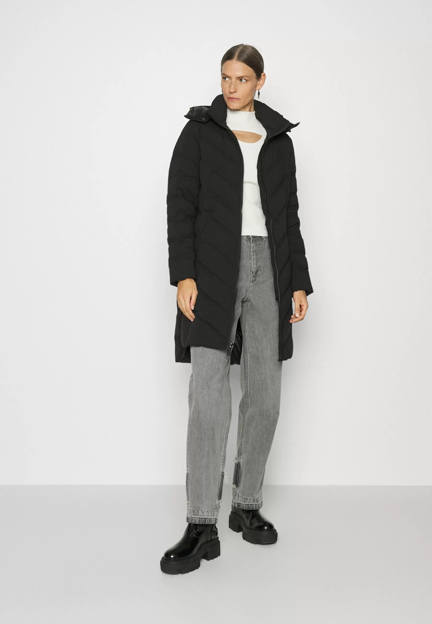 Online Dogwalker High Shine - Piumino Donna Piumini Lunghi