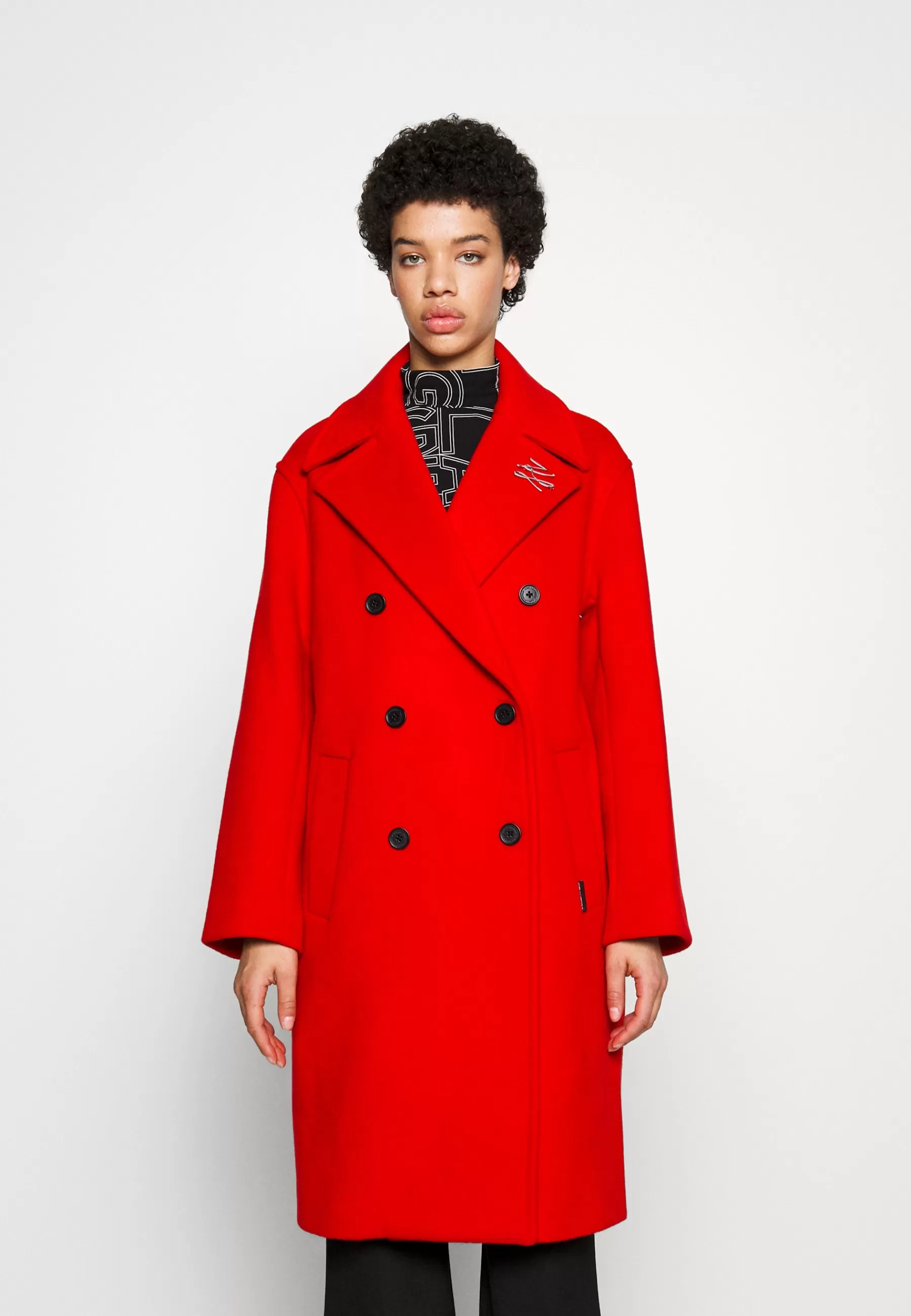 Store Double Breasted Soft Coat - Cappotto Classico Donna Classici