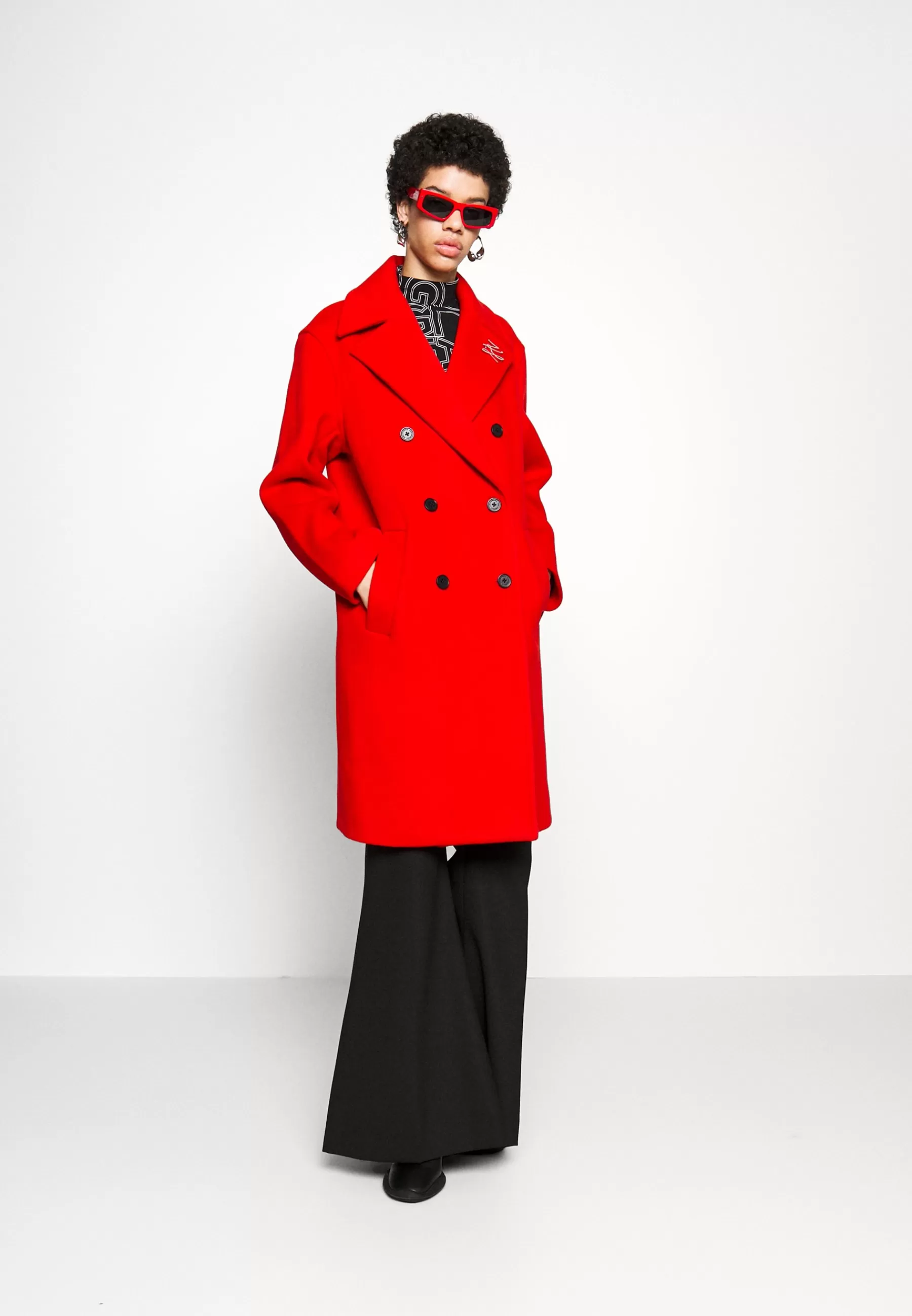 Store Double Breasted Soft Coat - Cappotto Classico Donna Classici