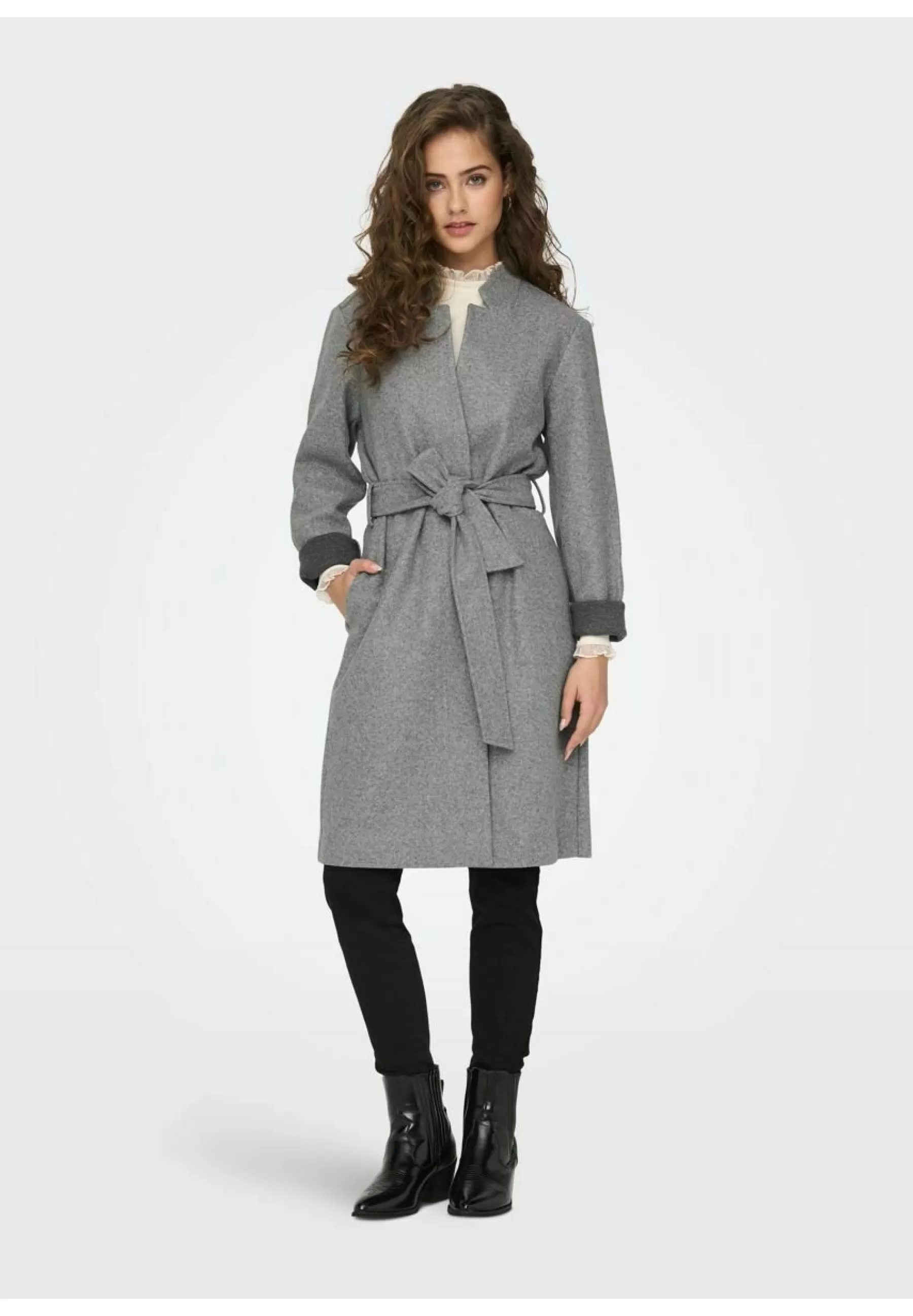 New Einfarbiger - Cappotto Classico Donna Classici