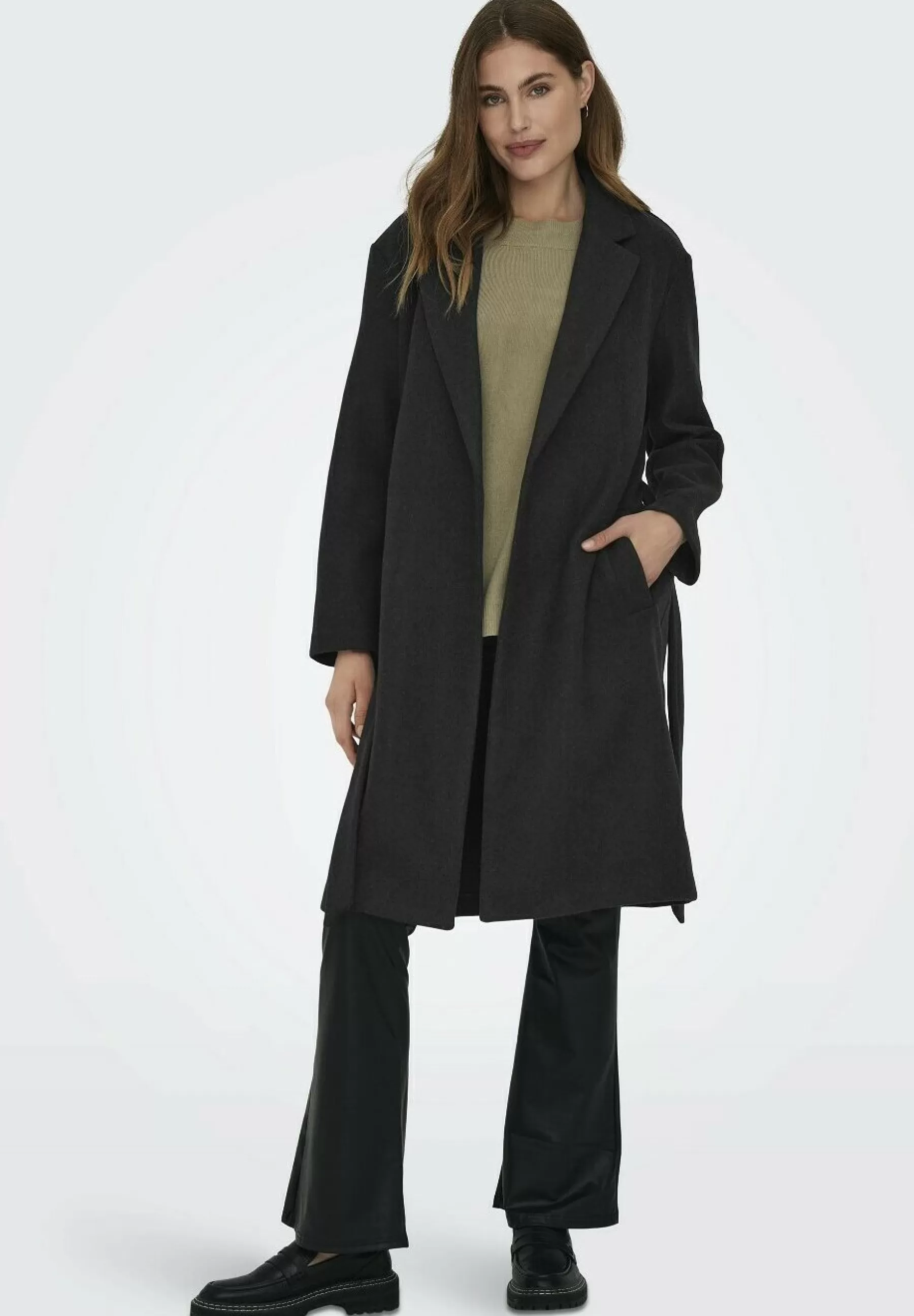 Cheap Einfarbiger - Cappotto Classico Donna Classici