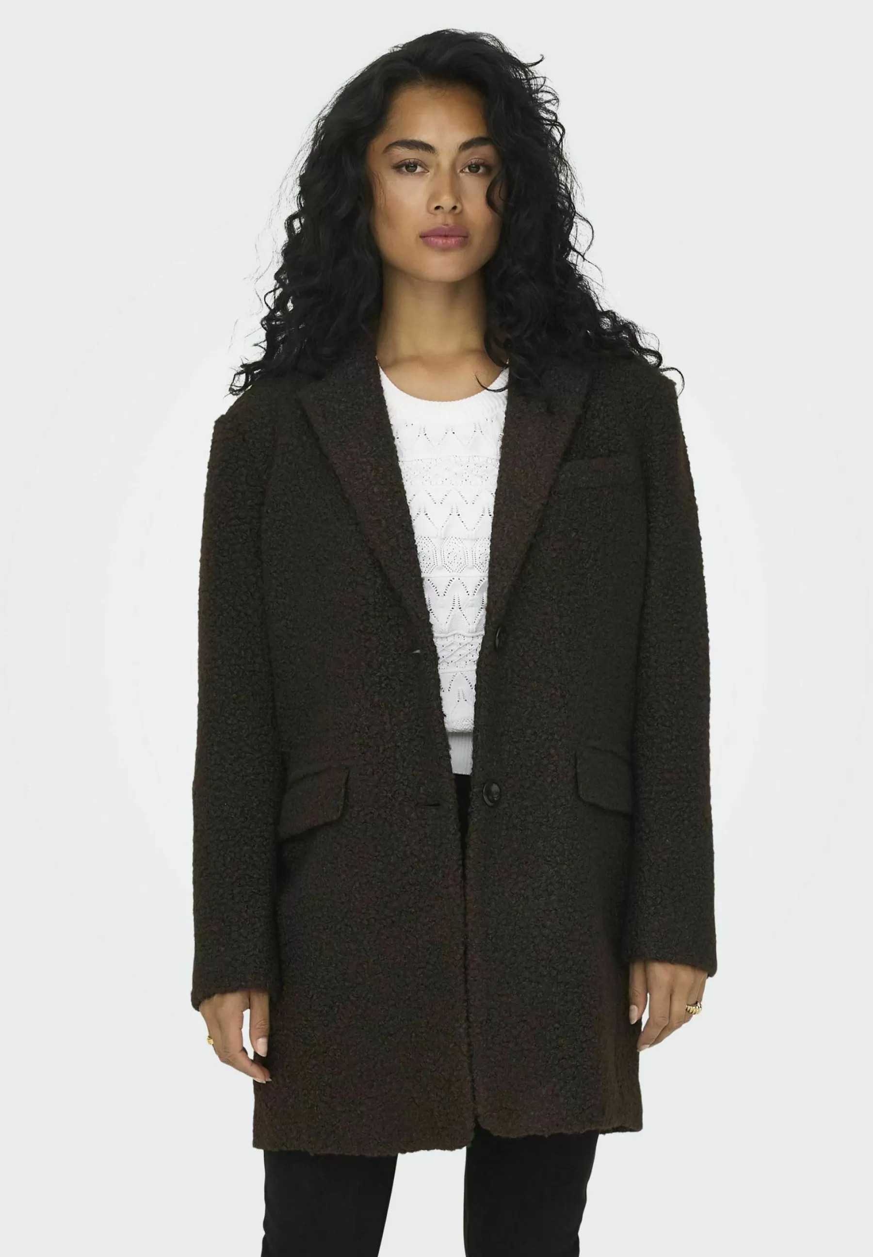 Cheap Einfarbiger - Cappotto Classico Donna Classici