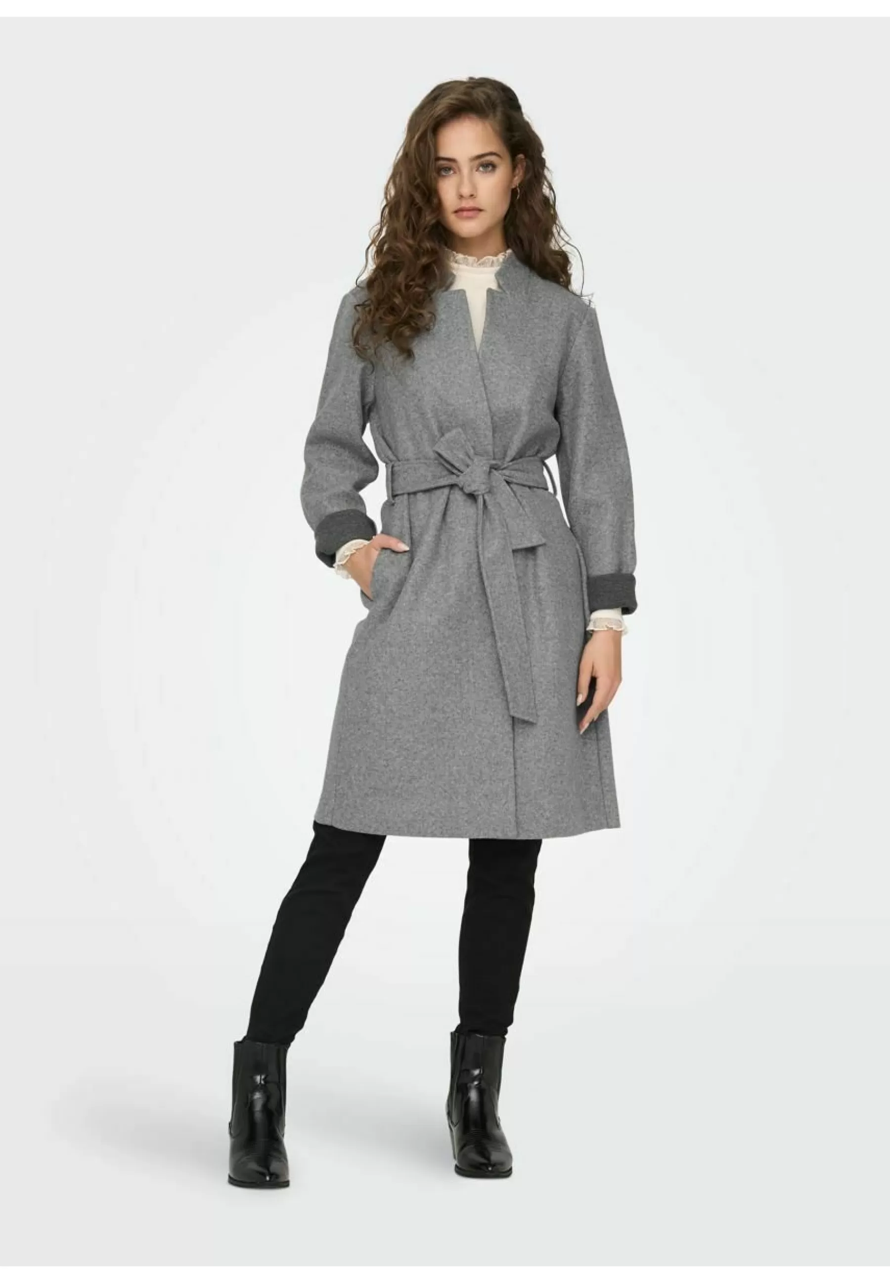 New Einfarbiger - Cappotto Classico Donna Classici