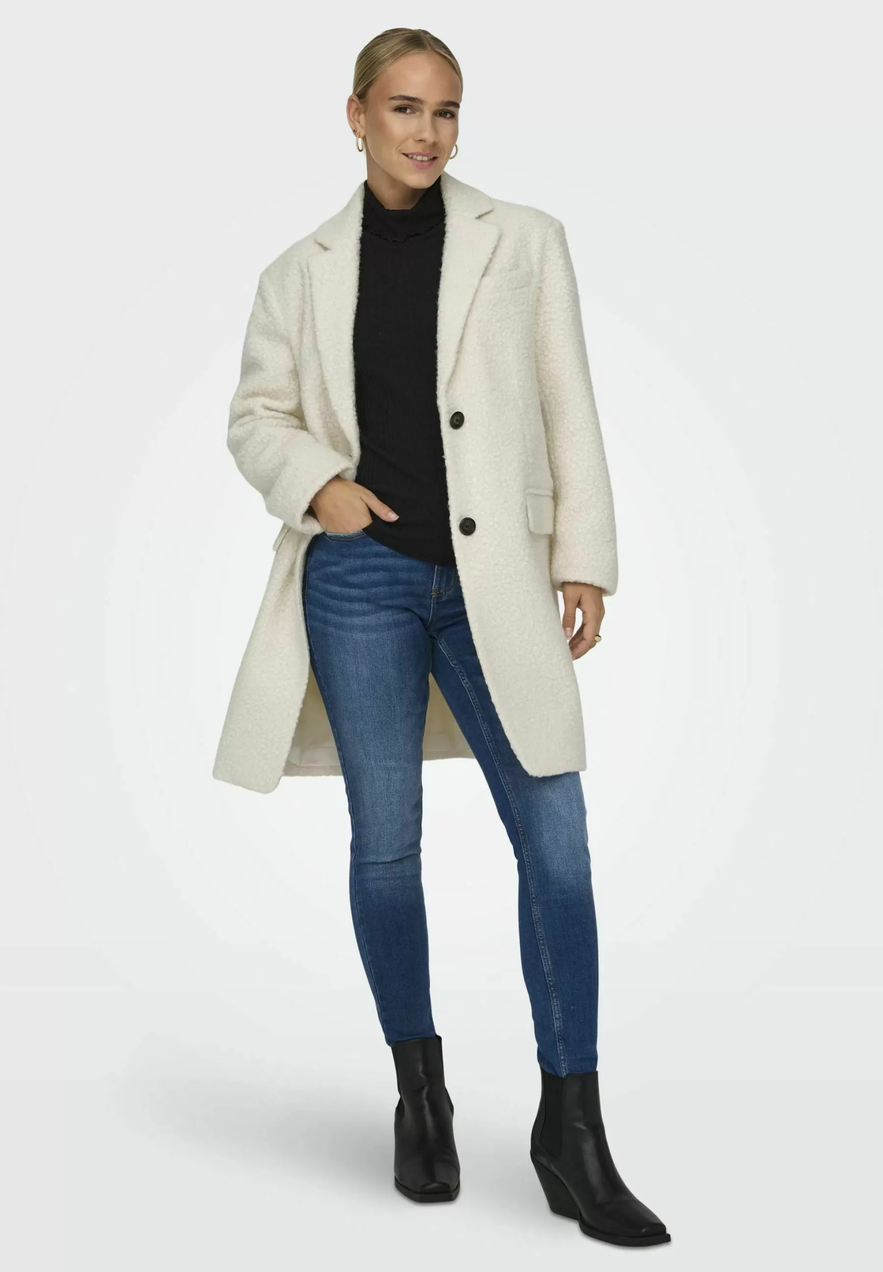 Discount Einfarbiger - Cappotto Classico Donna Classici