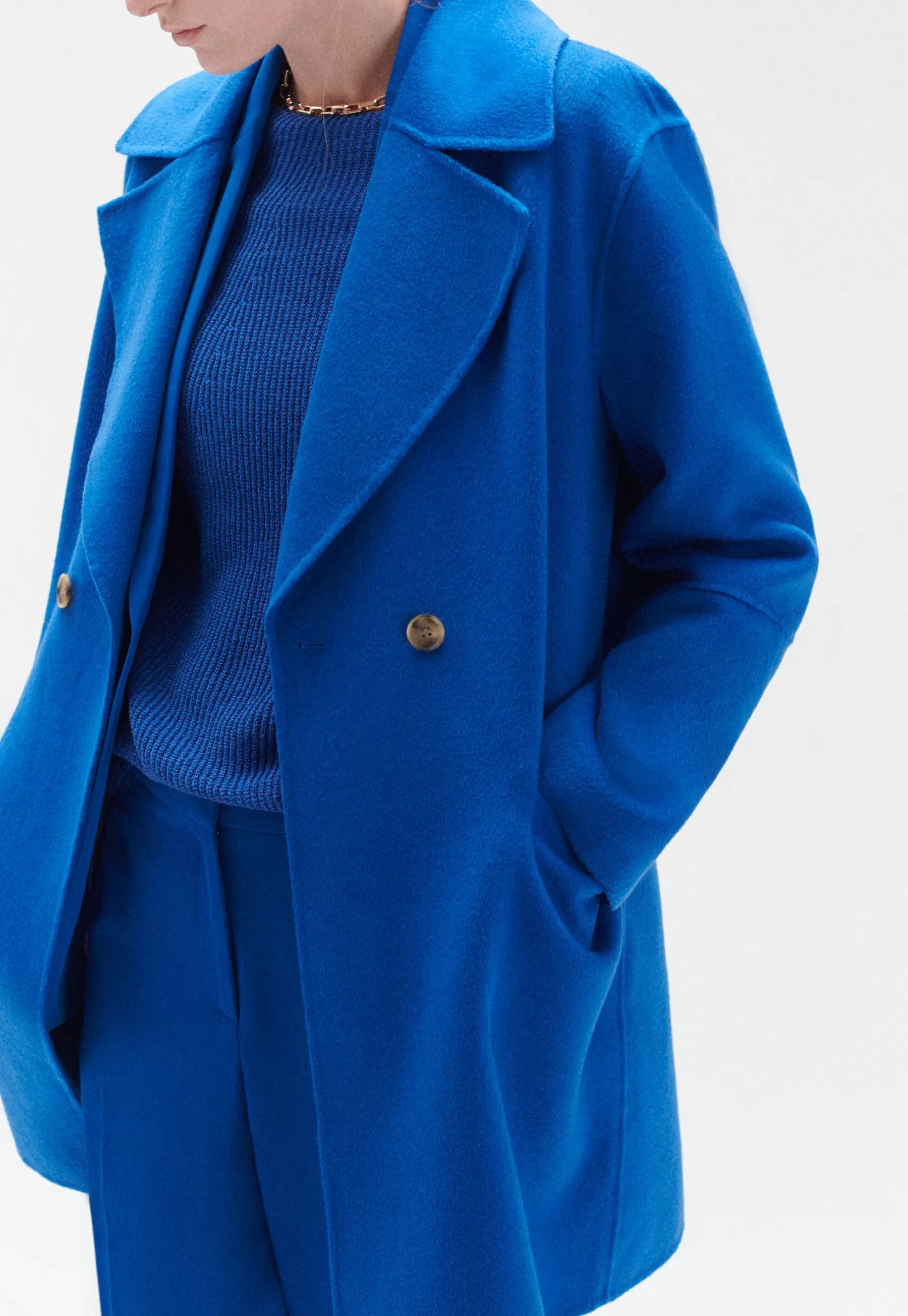 Clearance Elegant Modern - Cappotto Corto Donna Classici