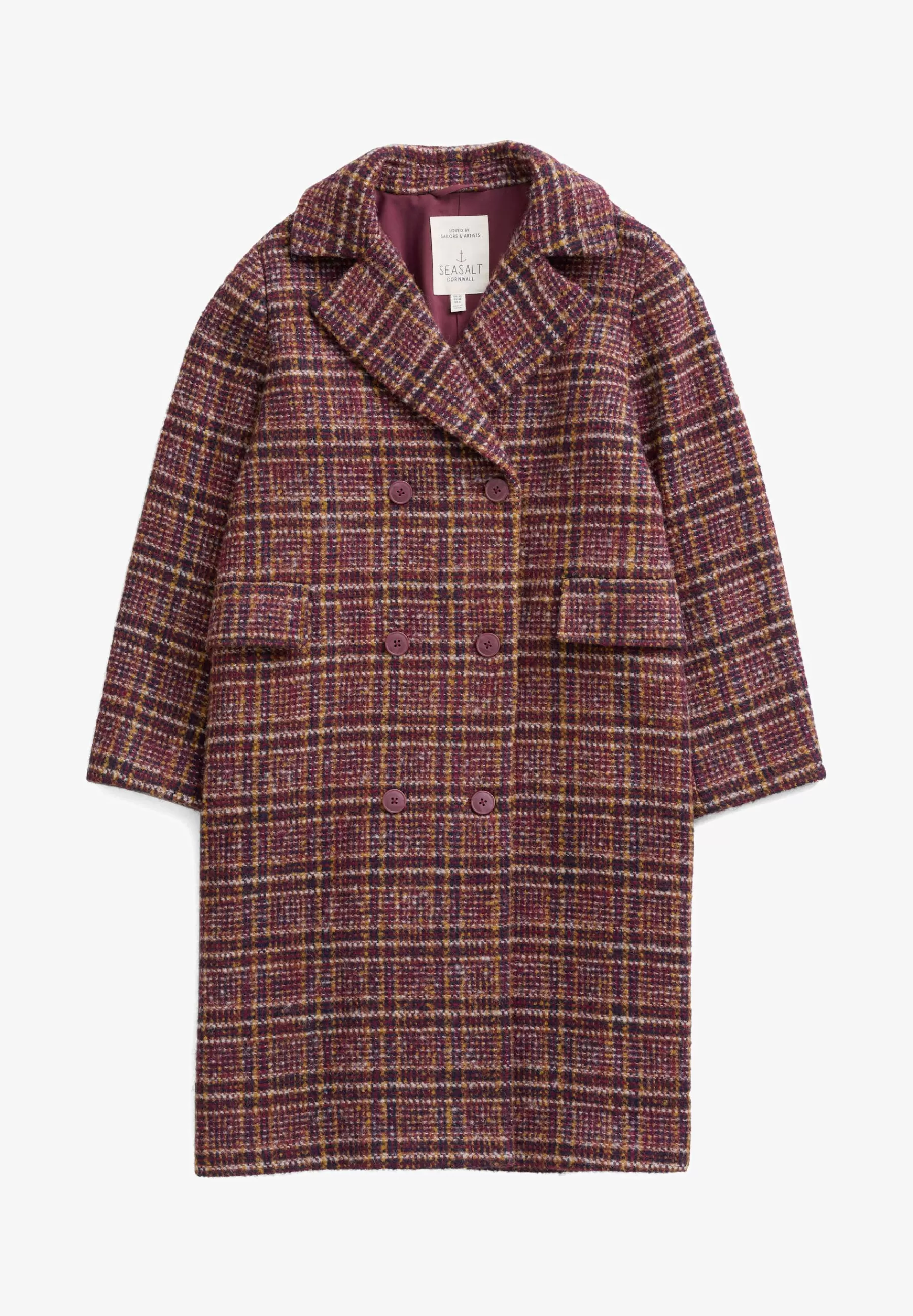 Discount Evenweave Blend Checked - Cappotto Classico Donna Classici