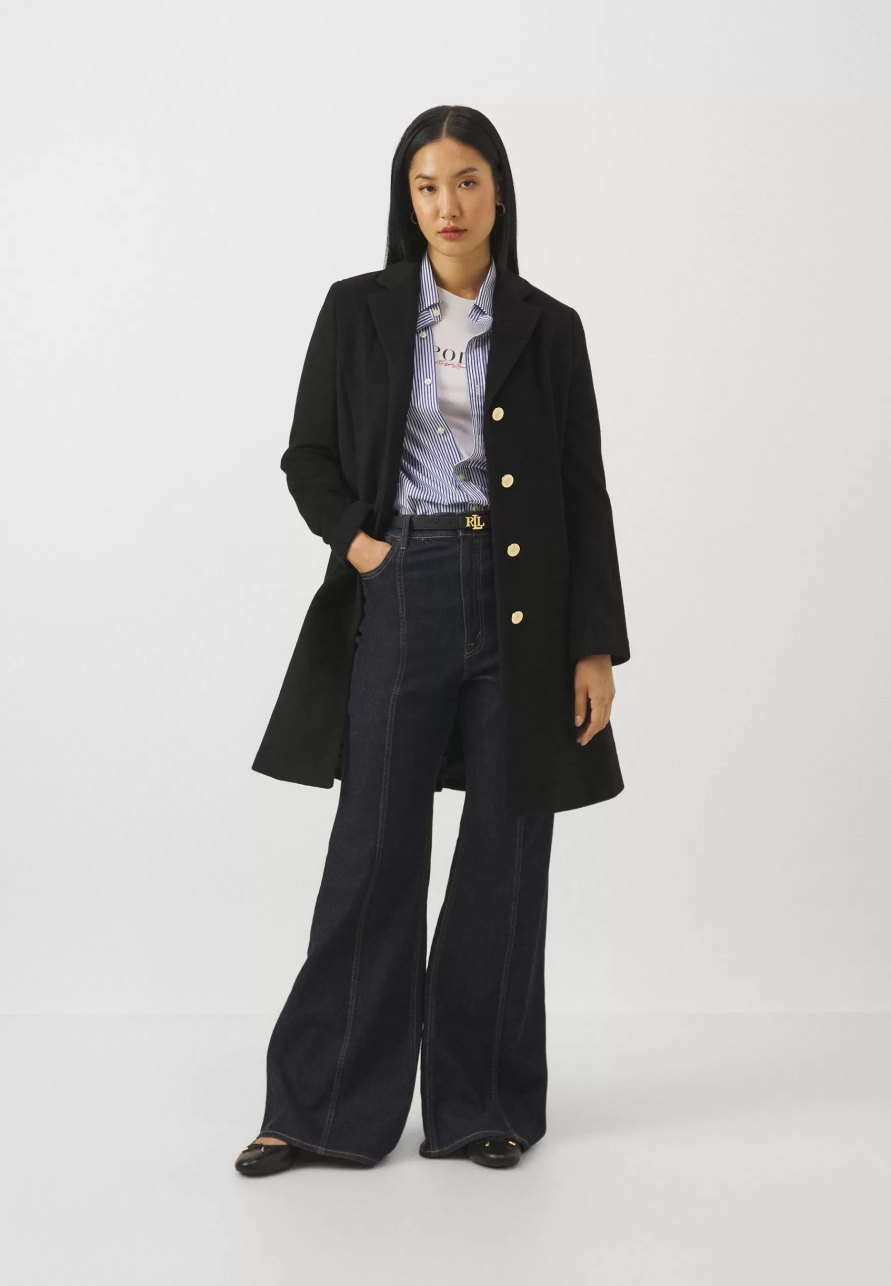 Hot Fit Flare Lined Coat - Cappotto Classico Donna Classici