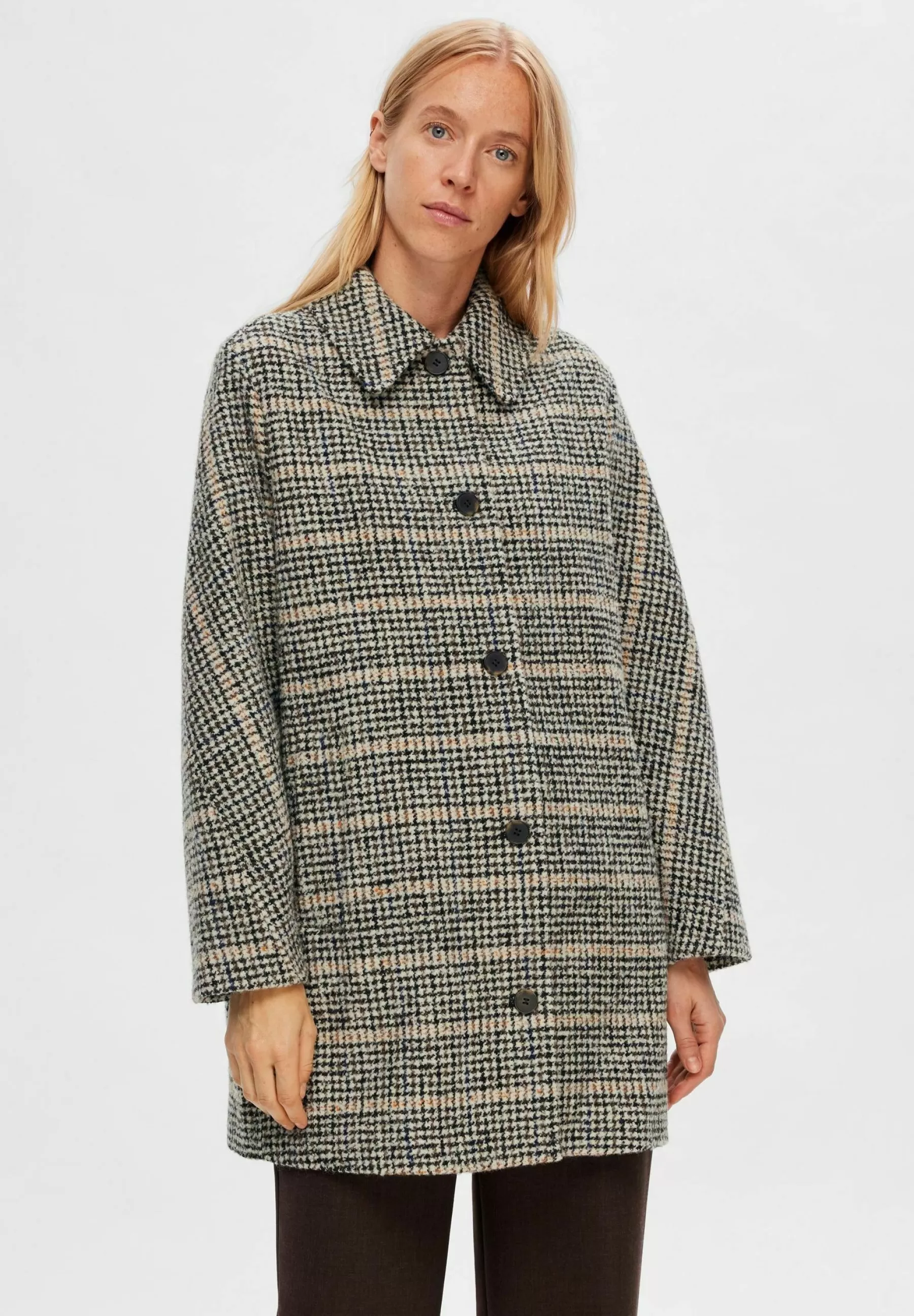 Sale Hahnentrittmuster - Cappotto Classico Donna Classici