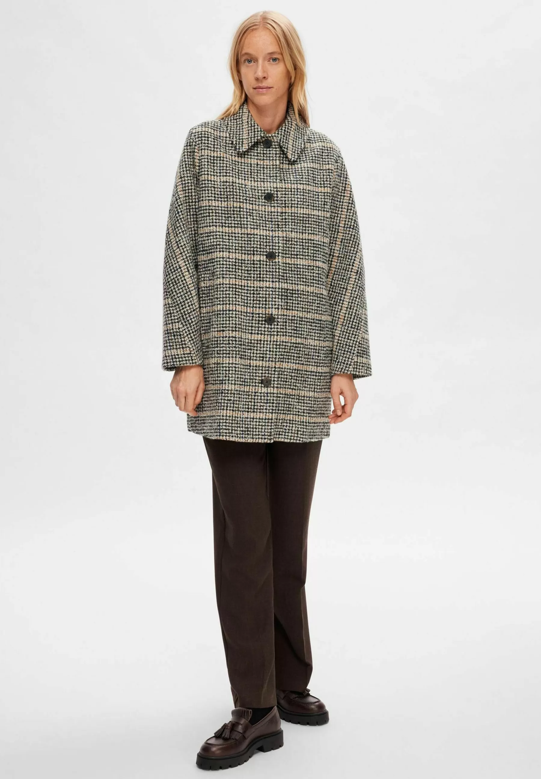 Sale Hahnentrittmuster - Cappotto Classico Donna Classici