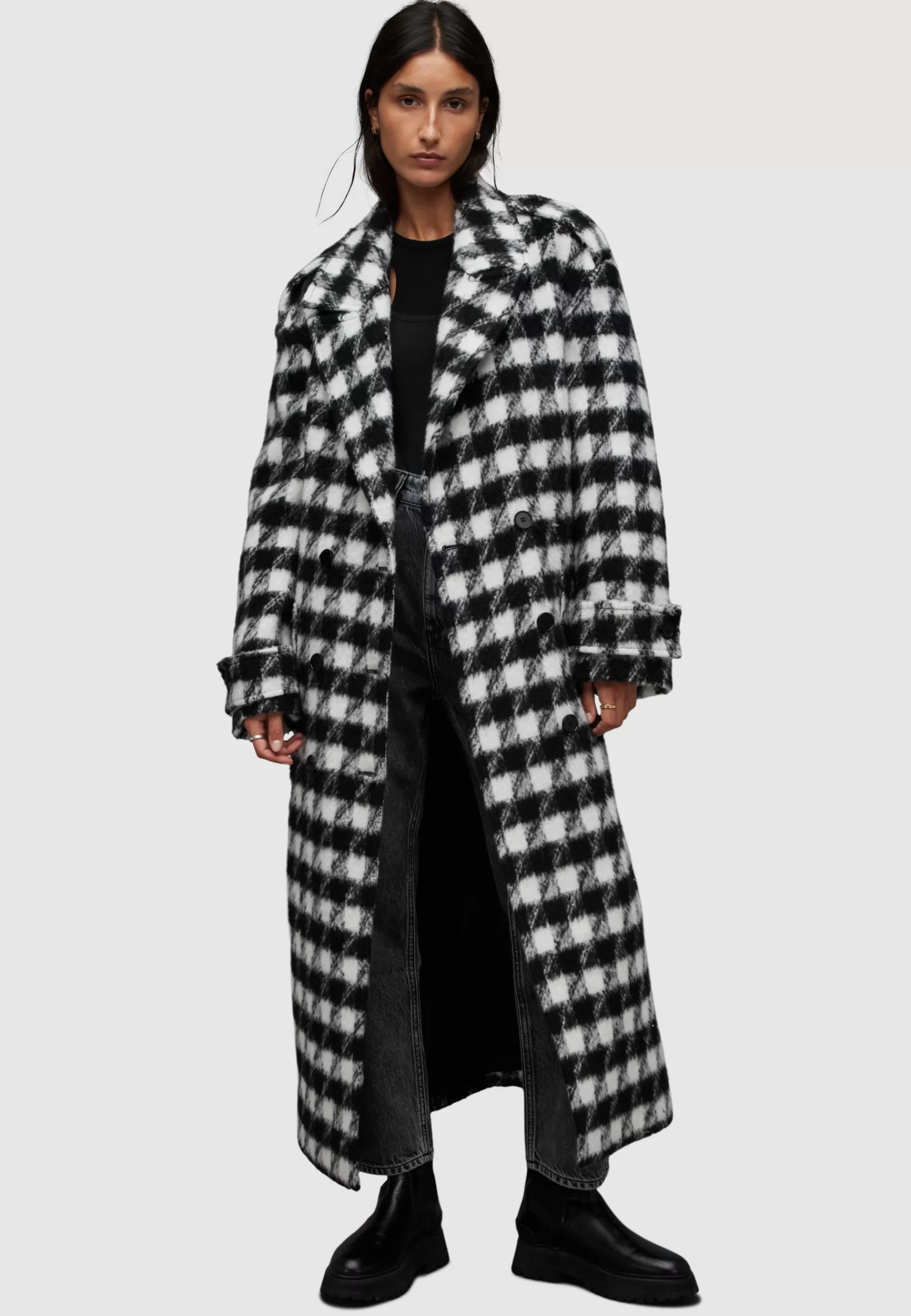 Outlet Haithe Check - Cappotto Classico Donna Classici