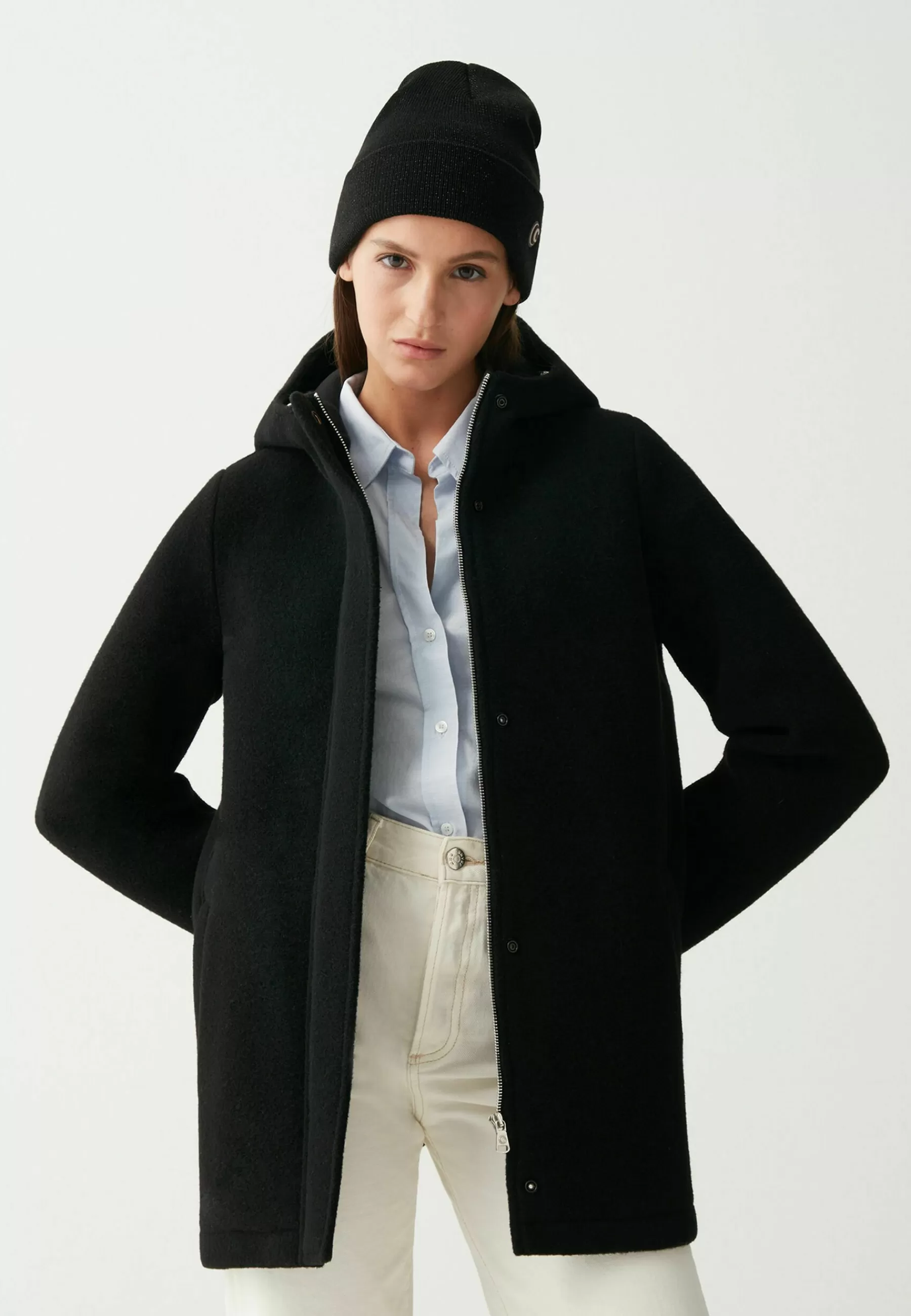 New Hooded - Cappotto Corto Donna Classici
