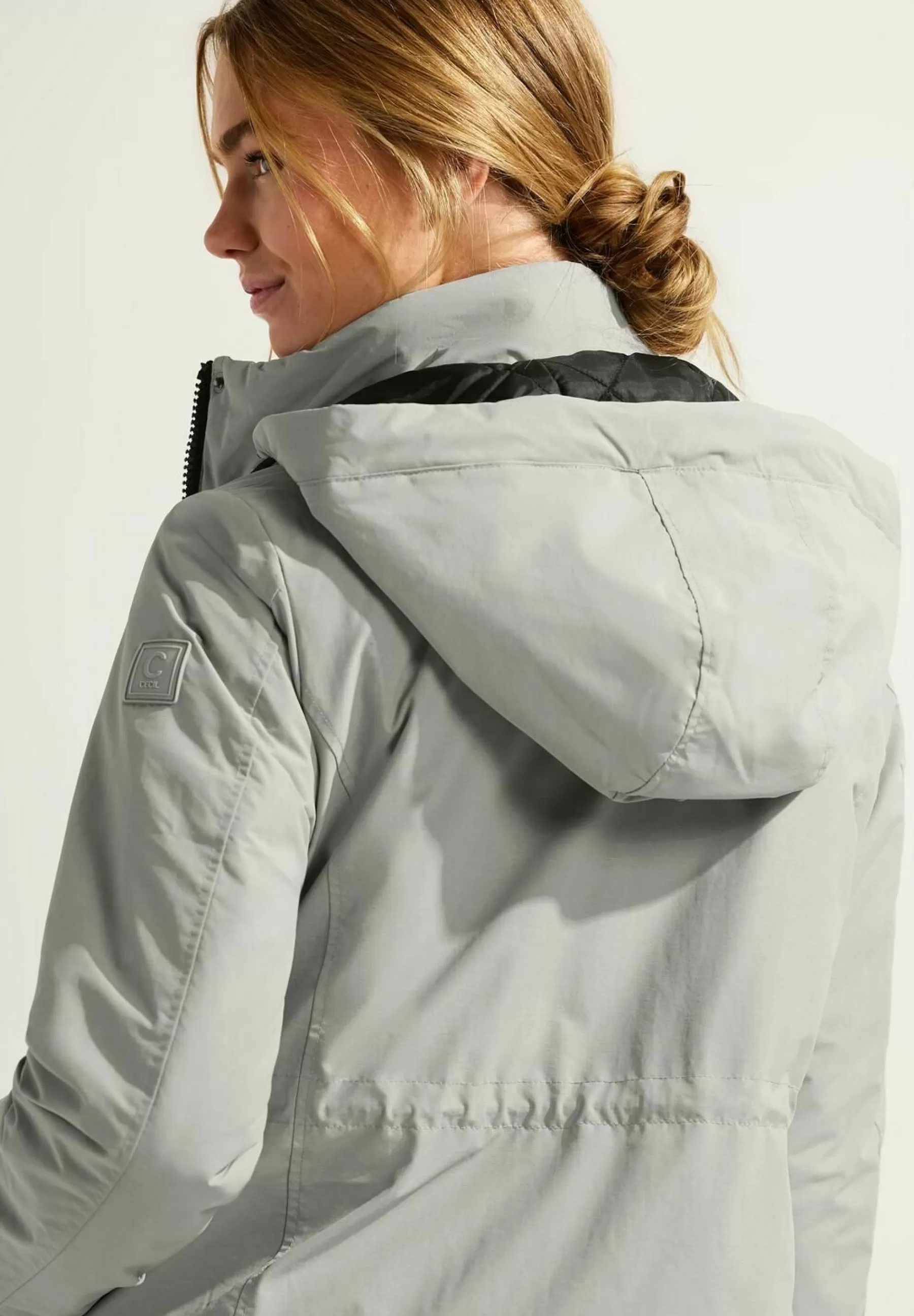 Hot In Melange Optik - Parka Donna Parka
