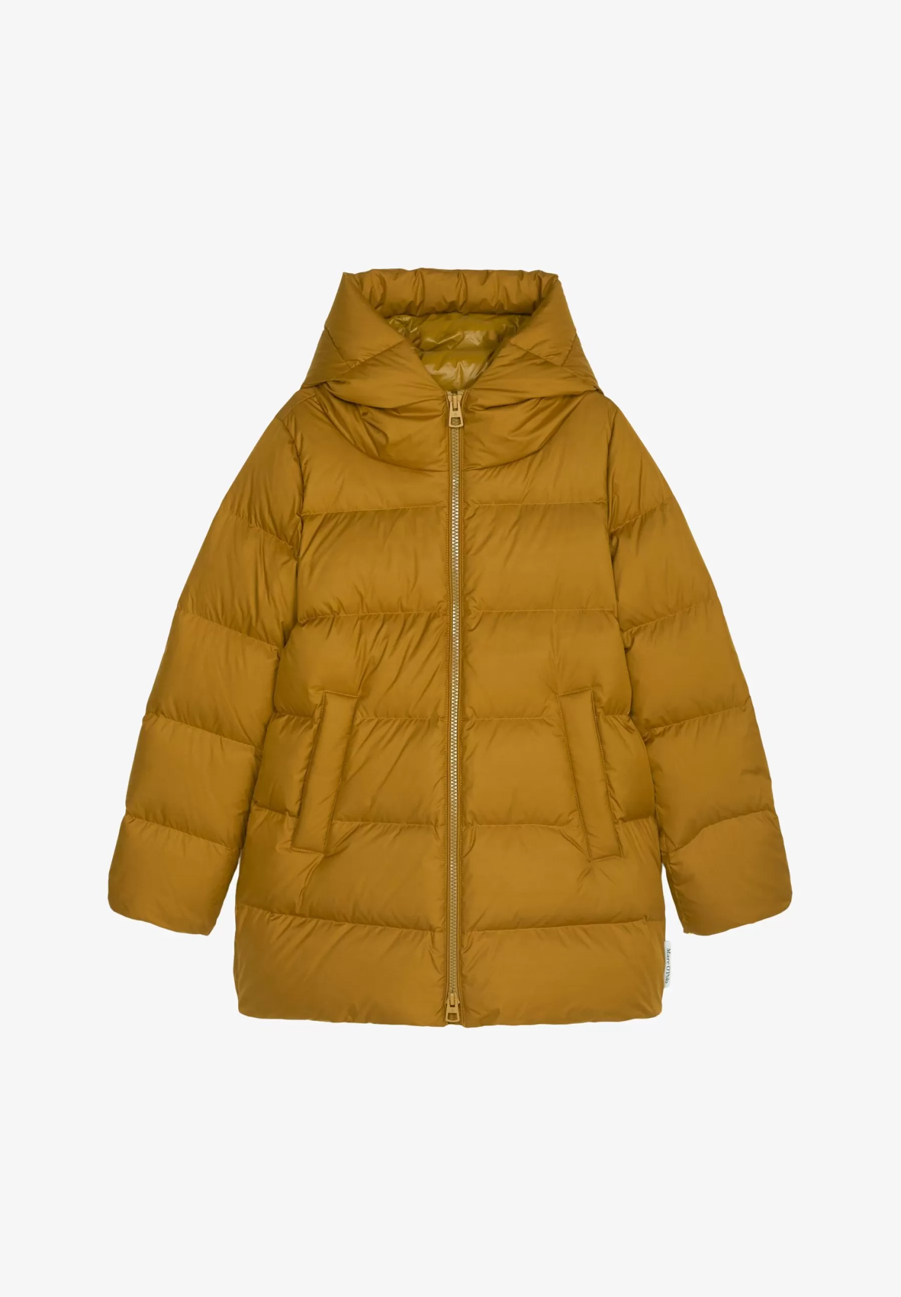 New Jacket Middle Length Fixed Hood Welt Pockets - Piumino Donna Piumini Lunghi