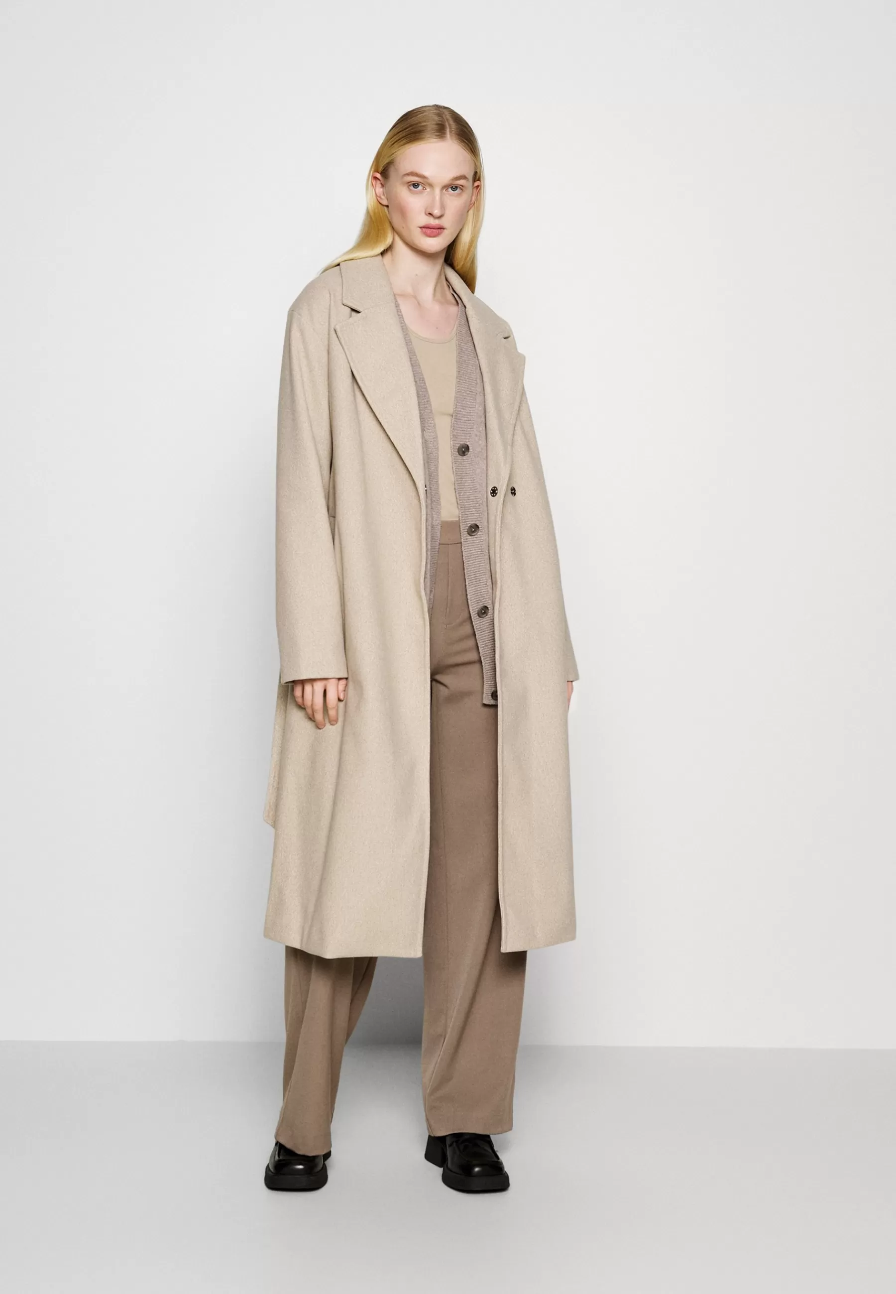 Flash Sale Jdyviola Long Coat With Belt - Cappotto Classico Donna Classici