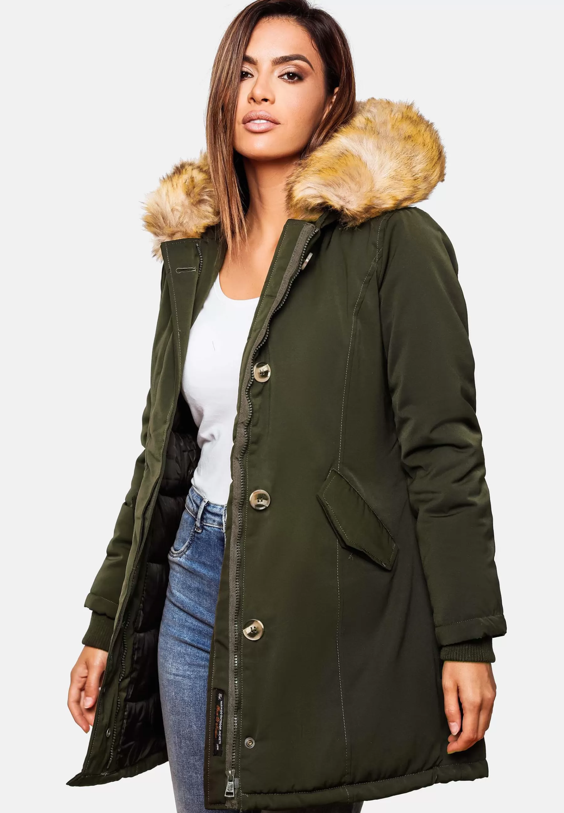 Fashion Karmaa - Cappotto Invernale Donna Parka