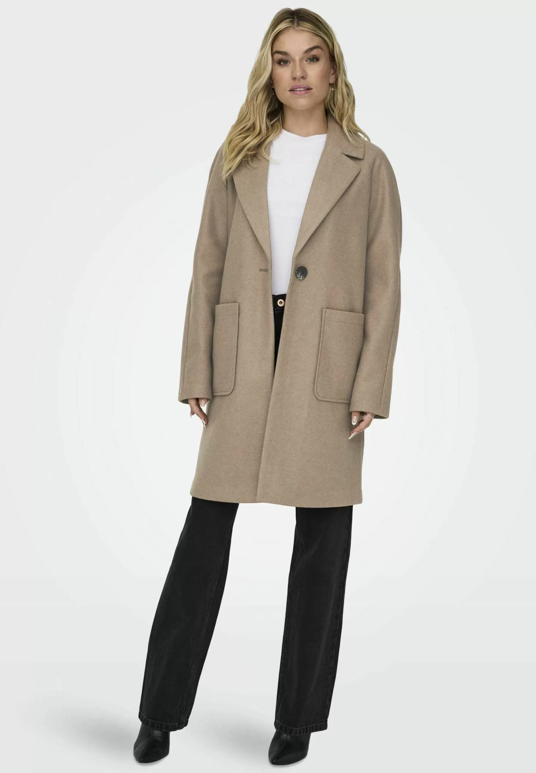 Fashion Lange Ein - Cappotto Classico Donna Classici