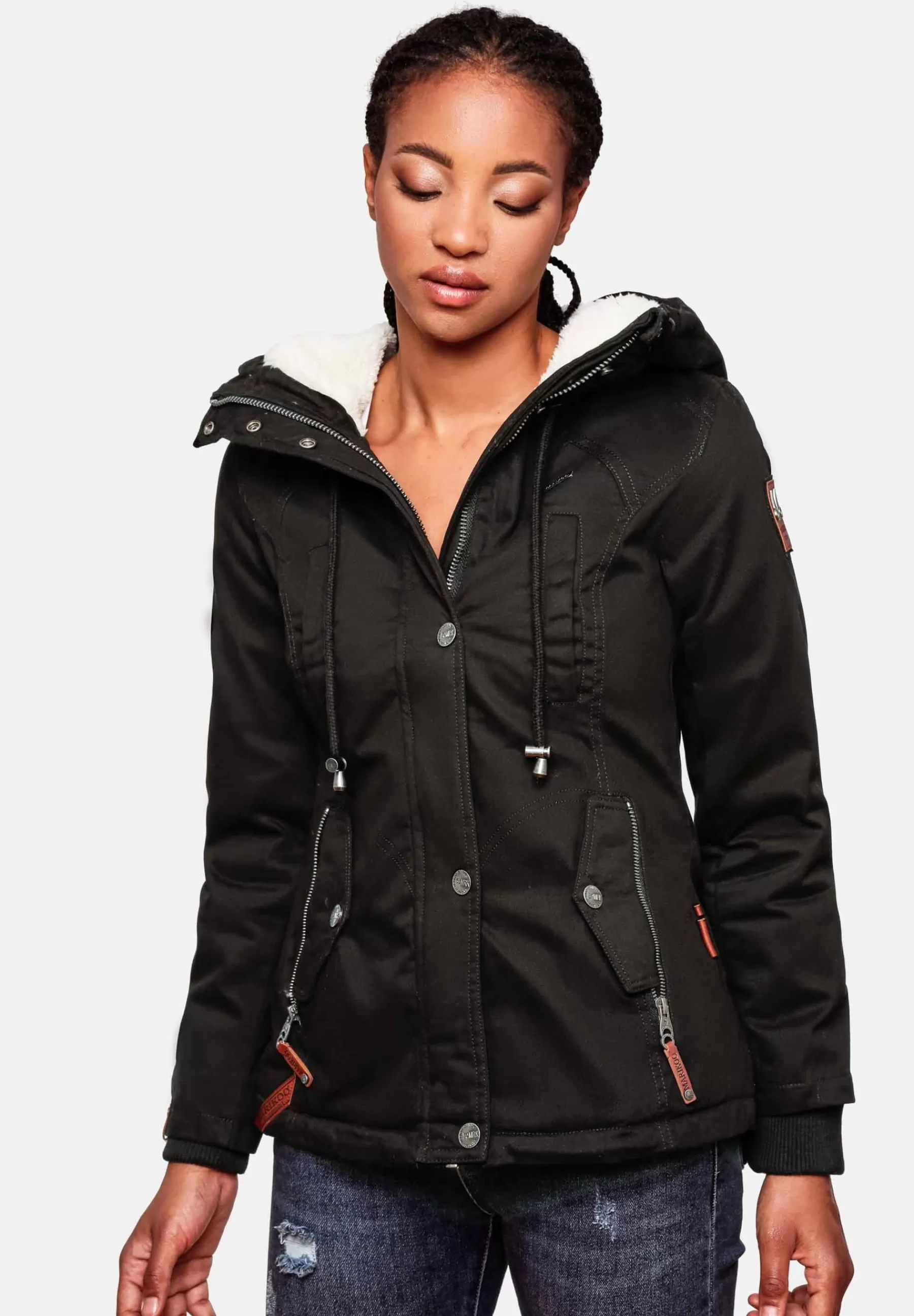 Fashion Manolya - Cappotto Invernale Donna Parka