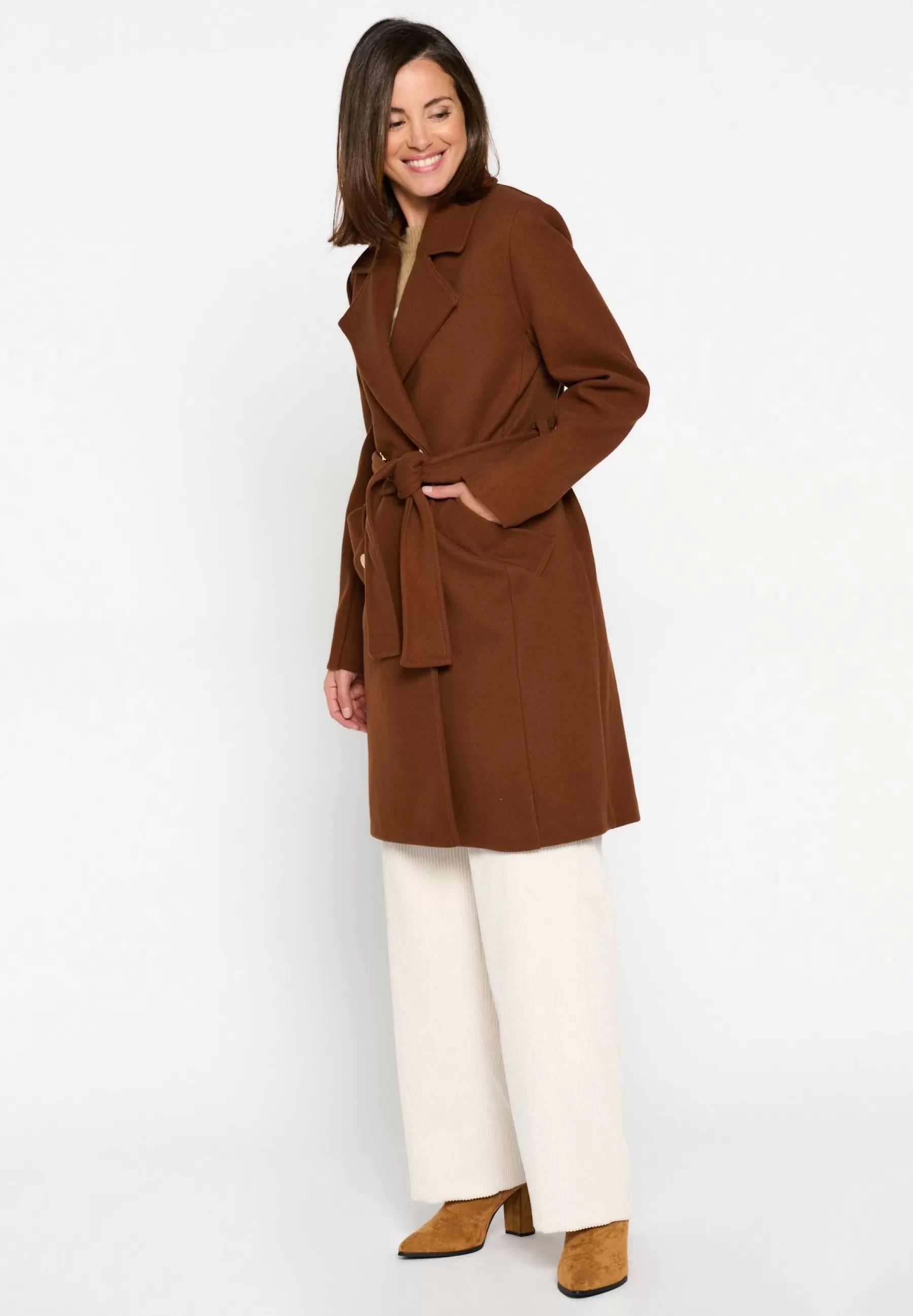 Fashion Mid-Length - Cappotto Corto Donna Classici