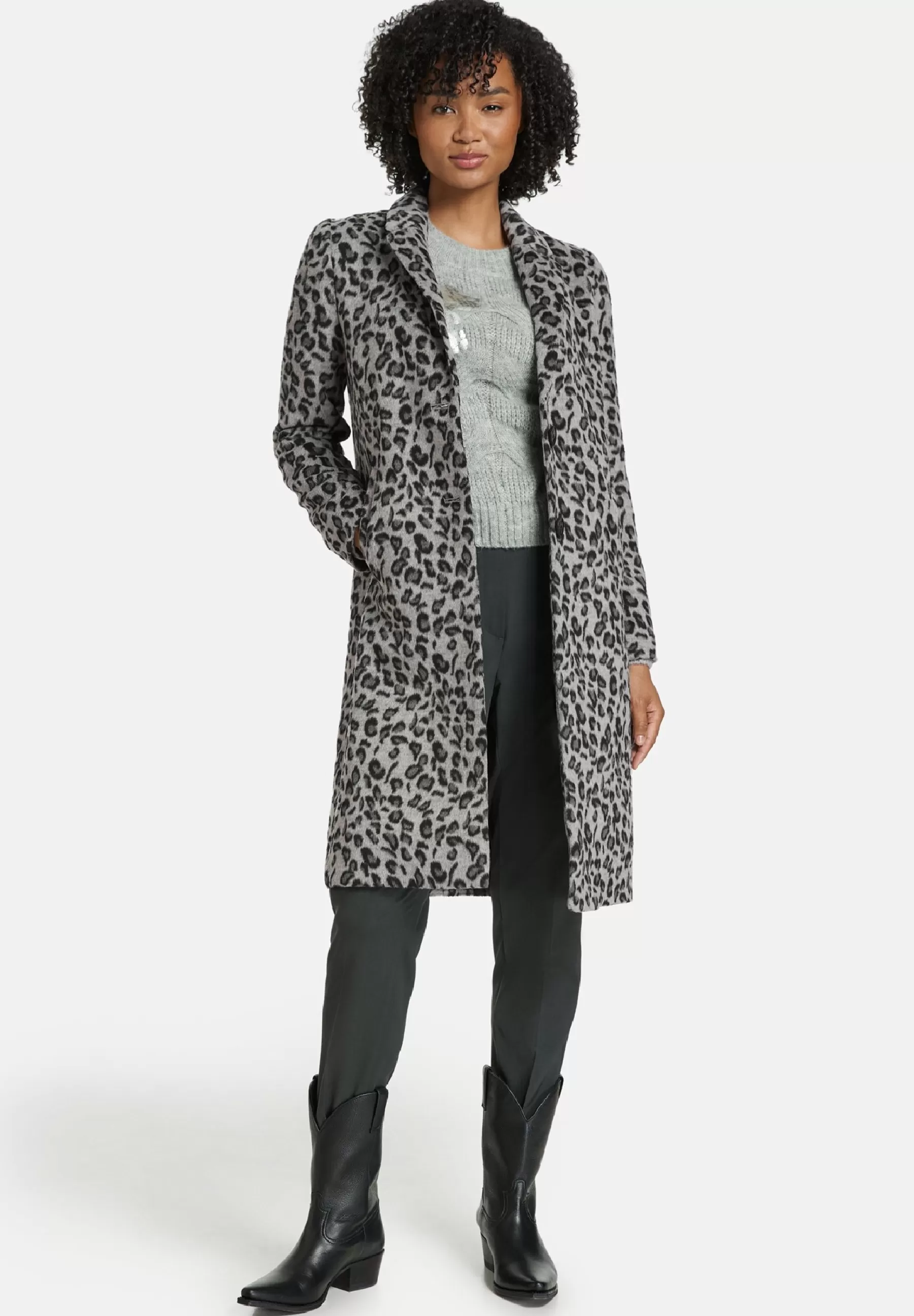 Outlet Mit Leo-Muster - Cappotto Classico Donna Classici