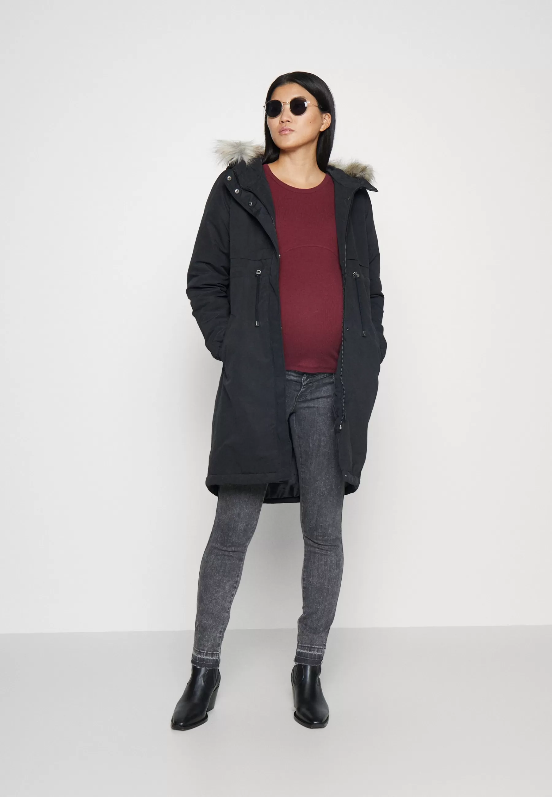 Shop Mlnewjessi 2 In 1 Long - Parka Donna Parka
