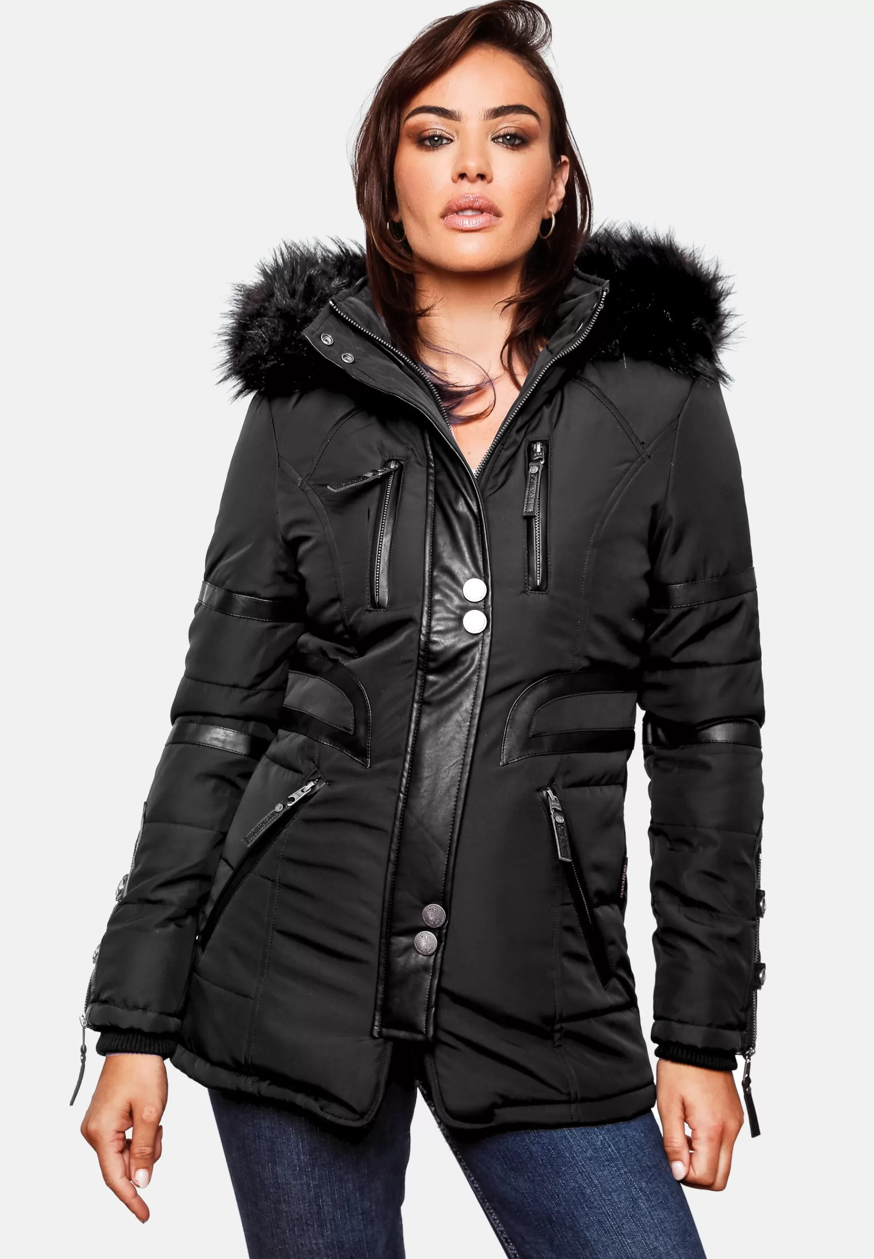 Fashion Moon - Cappotto Invernale Donna Parka