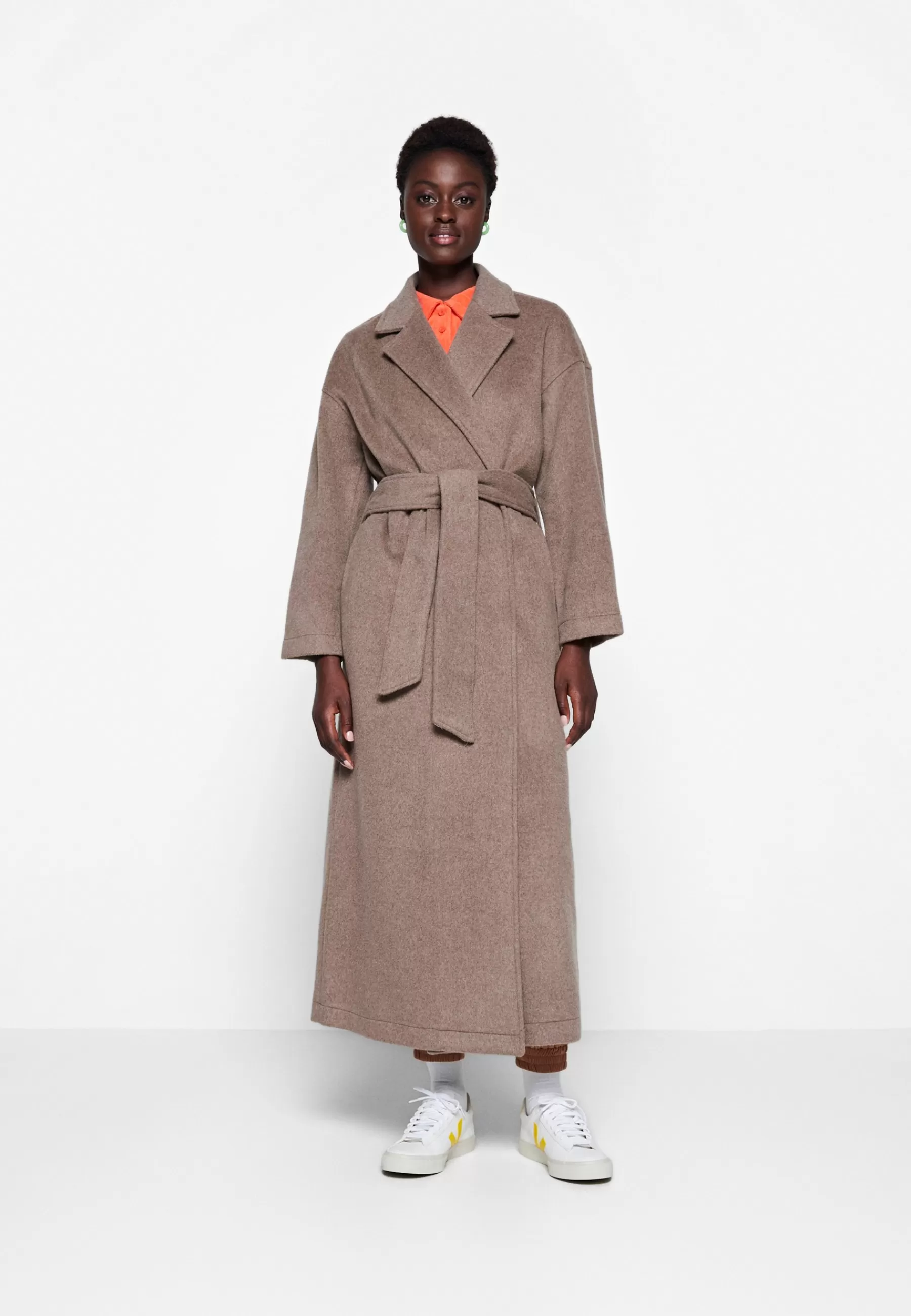 Best Objclara Oversize Coat - Cappotto Classico Donna Classici