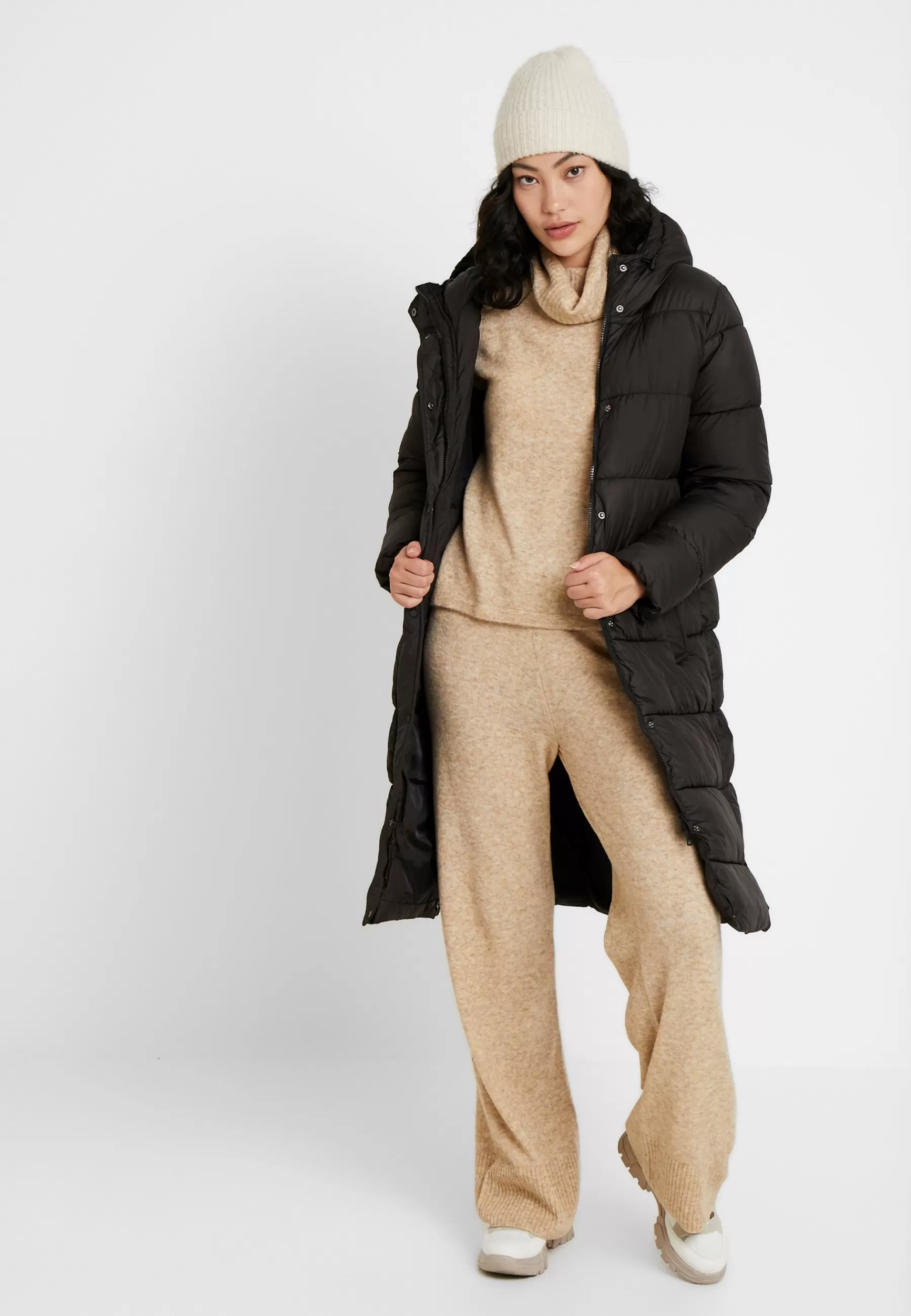Hot Onlcammie Long Quilted Coat - Cappotto Classico Donna Classici