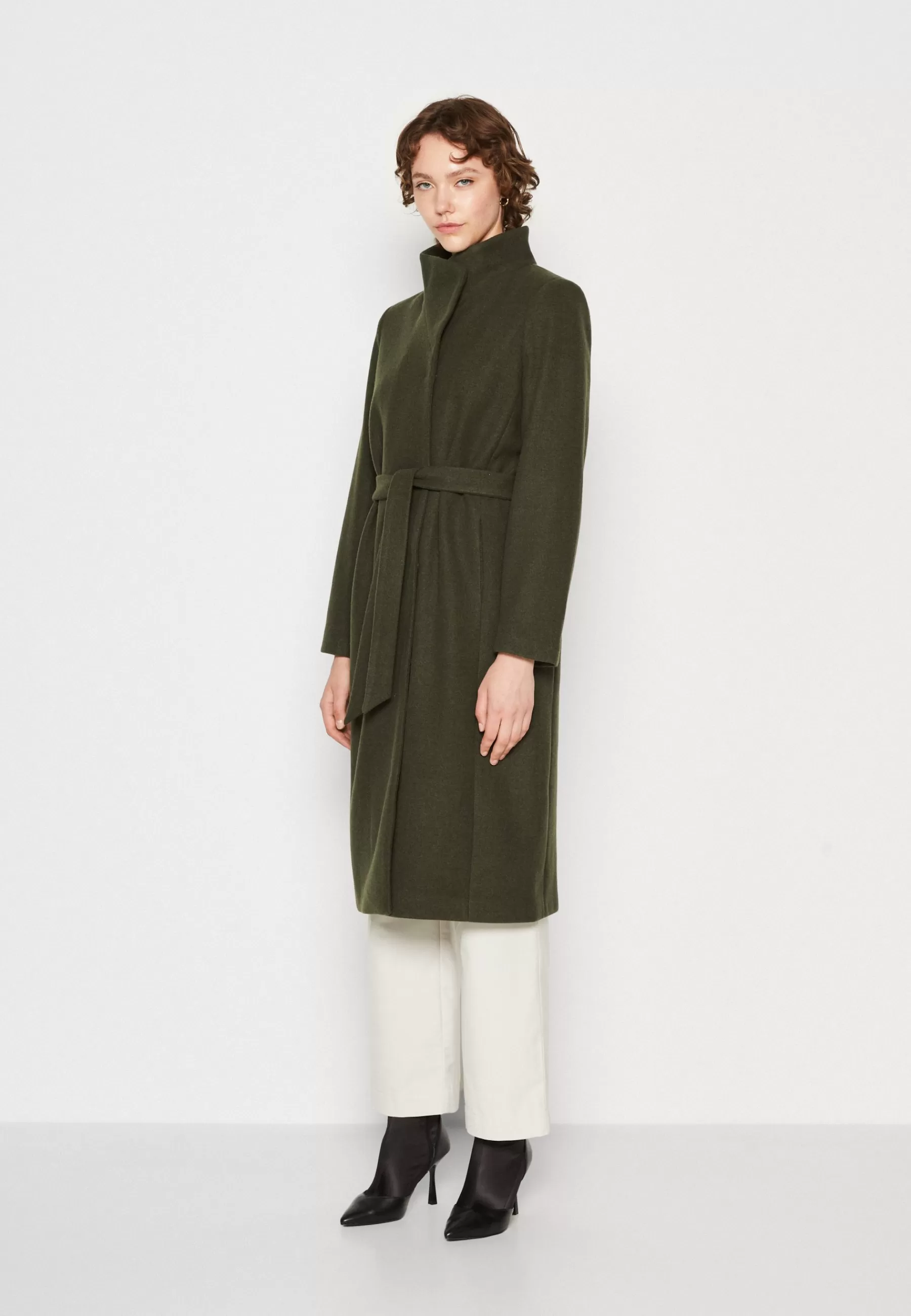 Discount Onlemma Highneck Coat - Cappotto Classico Donna Classici