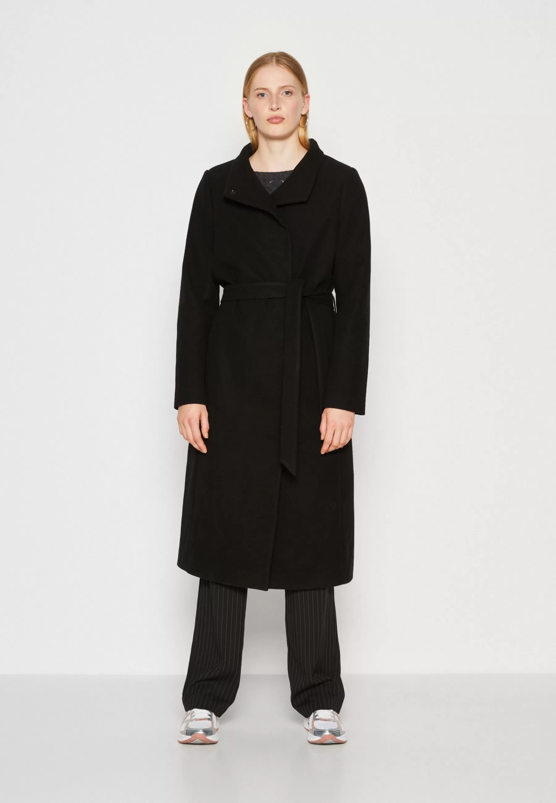 New Onlemma Highneck Coat - Cappotto Classico Donna Classici