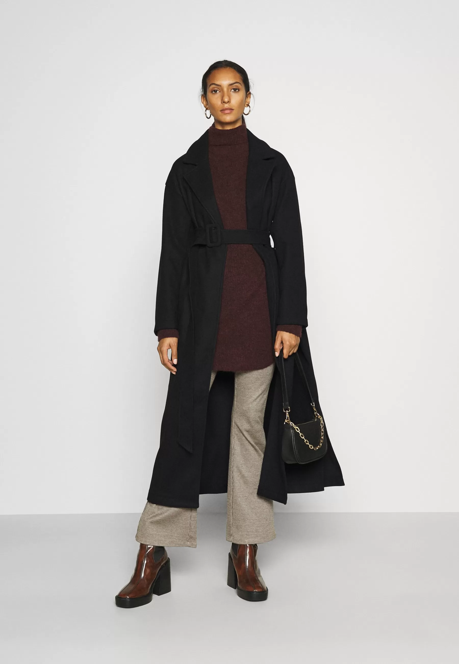 Fashion Onlemma Long Wrap Coat - Cappotto Classico Donna Classici