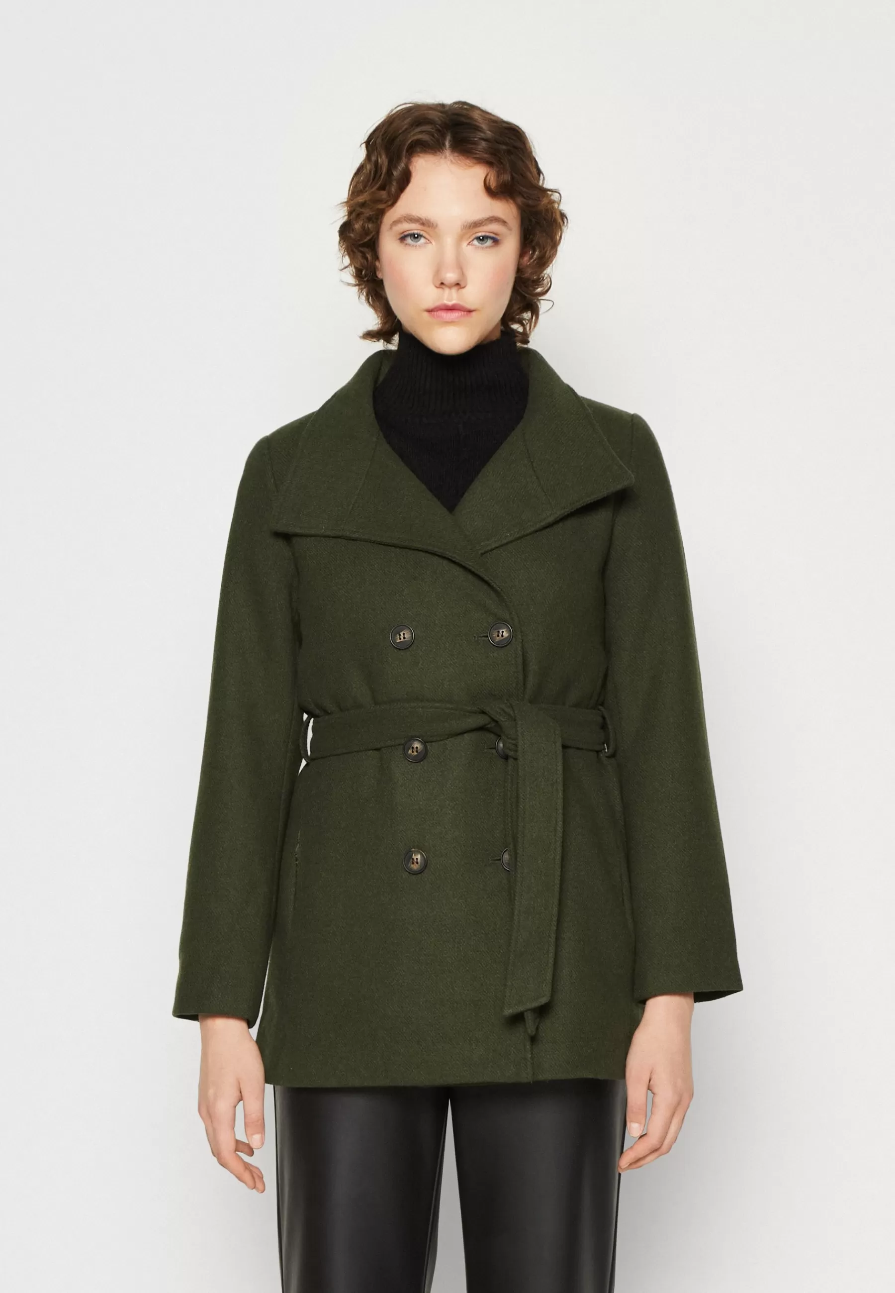 Cheap Onlmedina Short Belted Coat - Cappotto Classico Donna Classici