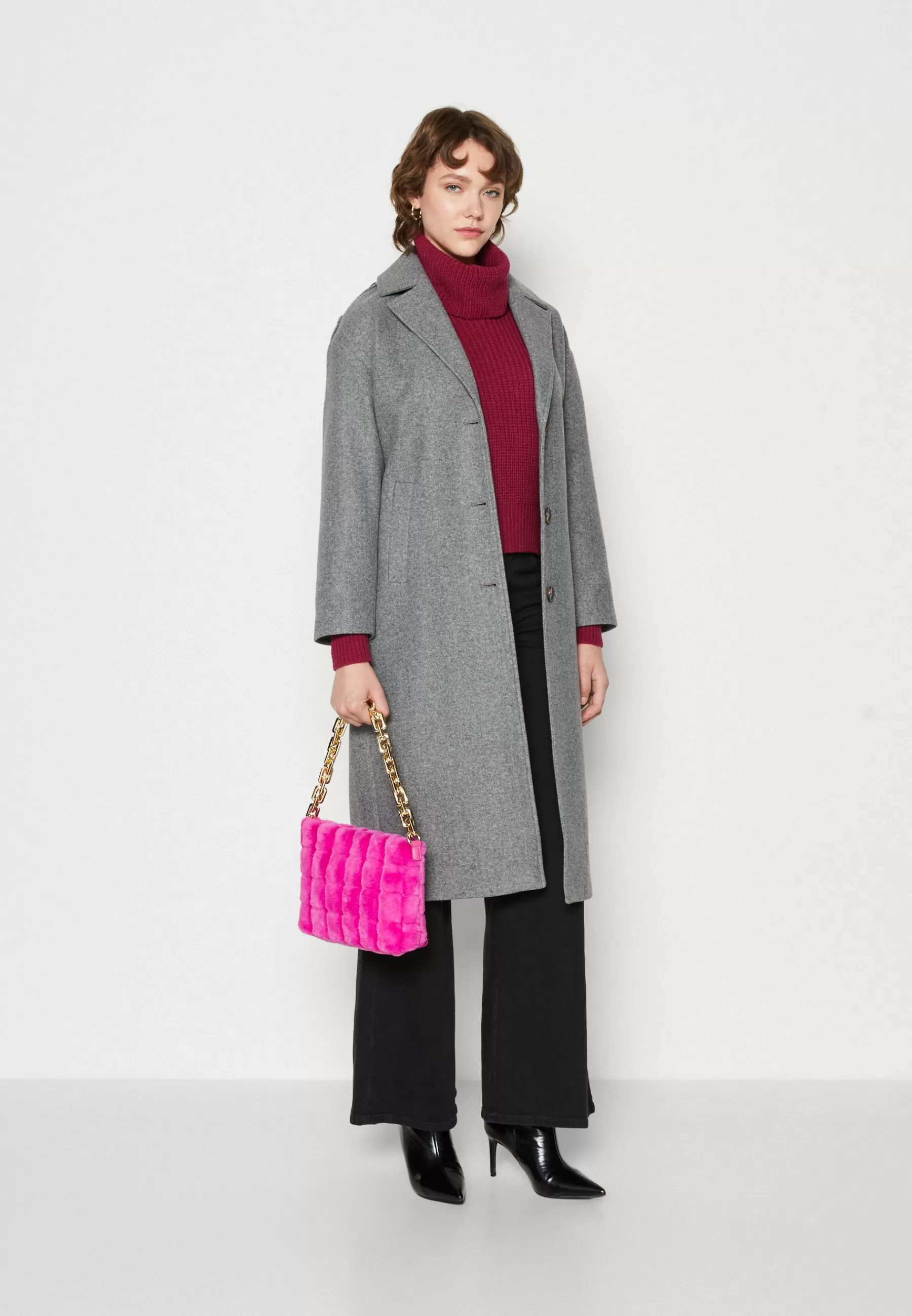 Shop Onlnewemma Long Coat - Cappotto Classico Donna Classici