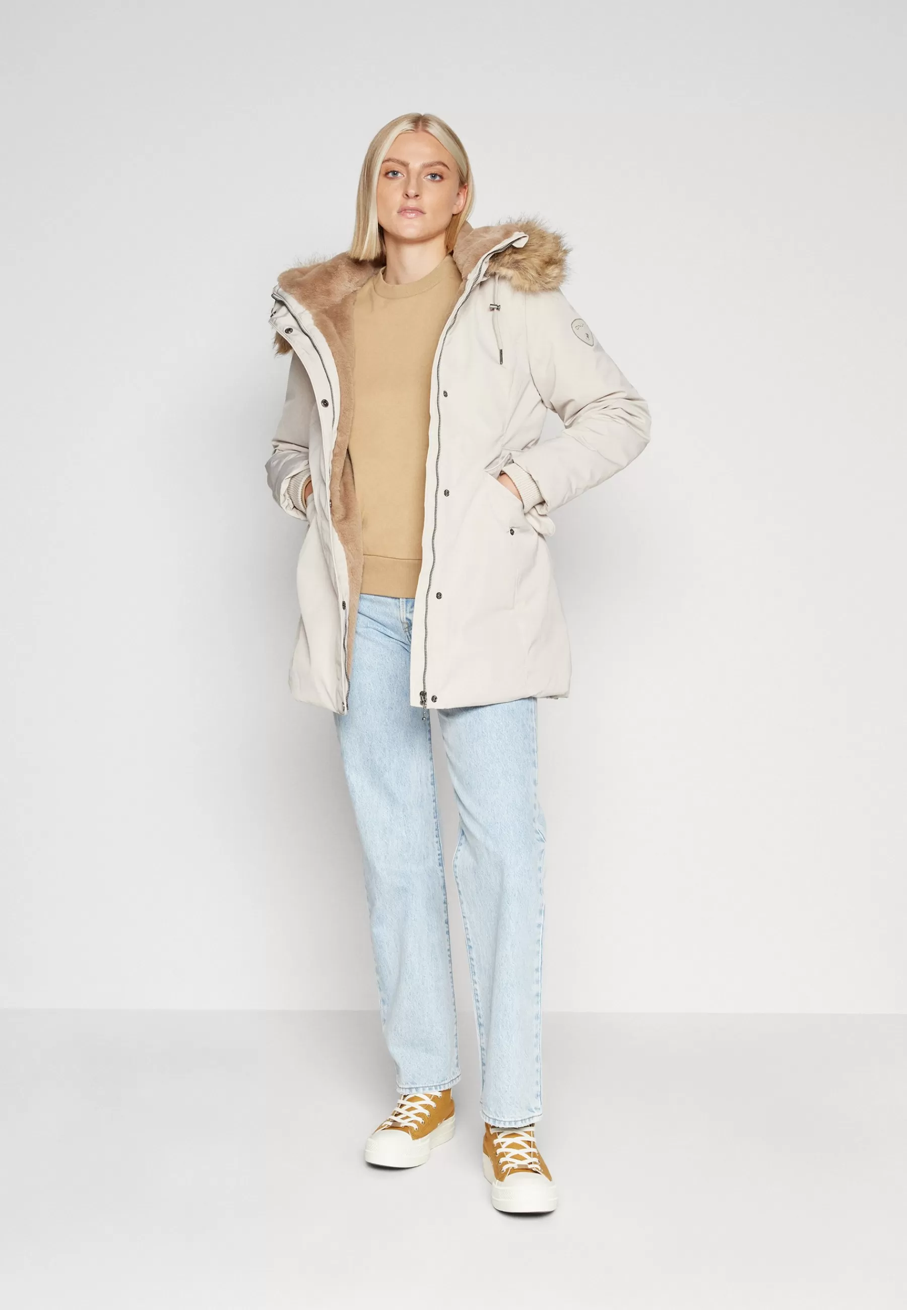 Fashion Onlnewpriska Jacket - Cappotto Invernale Donna Parka