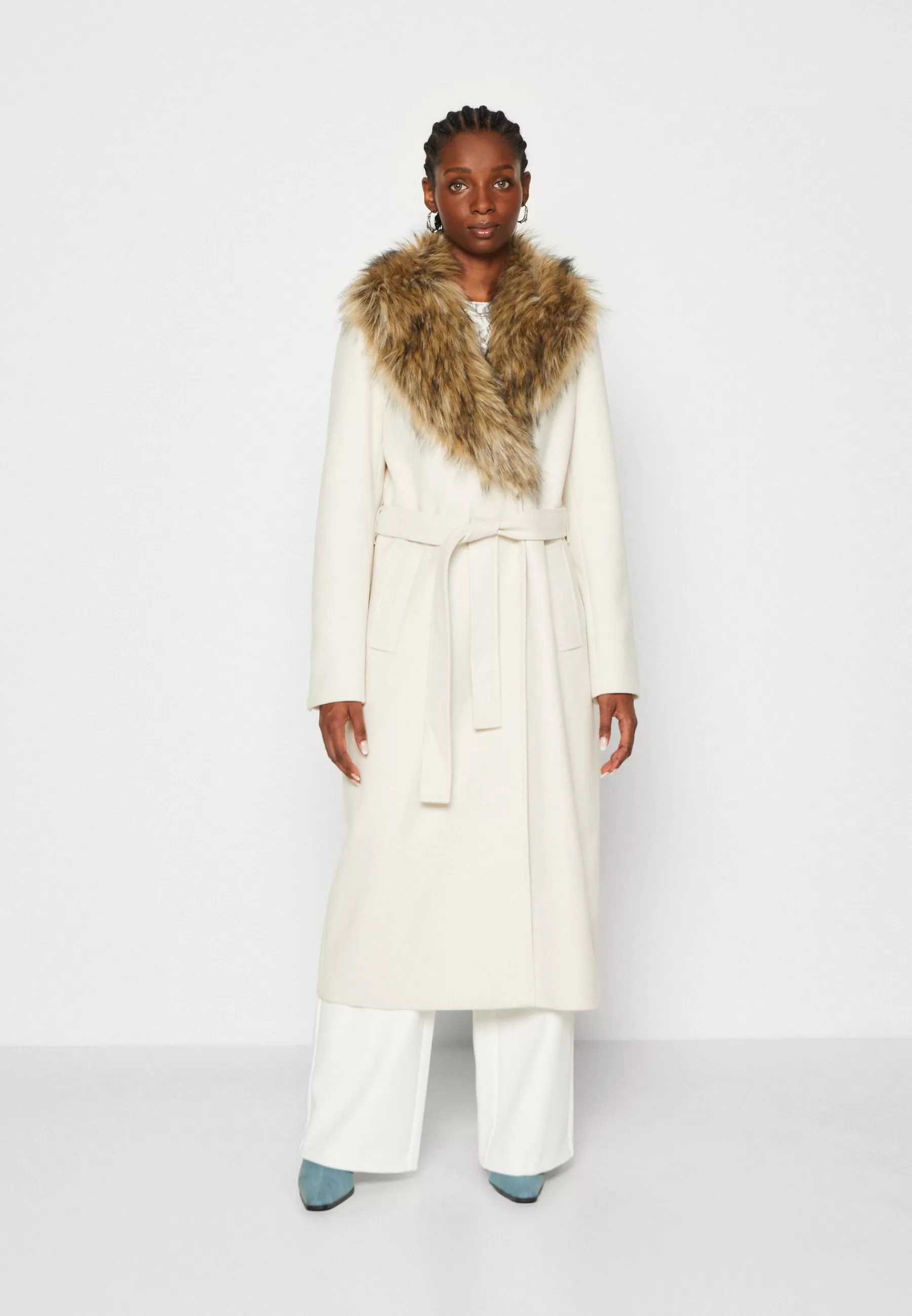 New Onlolivia Long Wrap Coat - Cappotto Classico Donna Classici