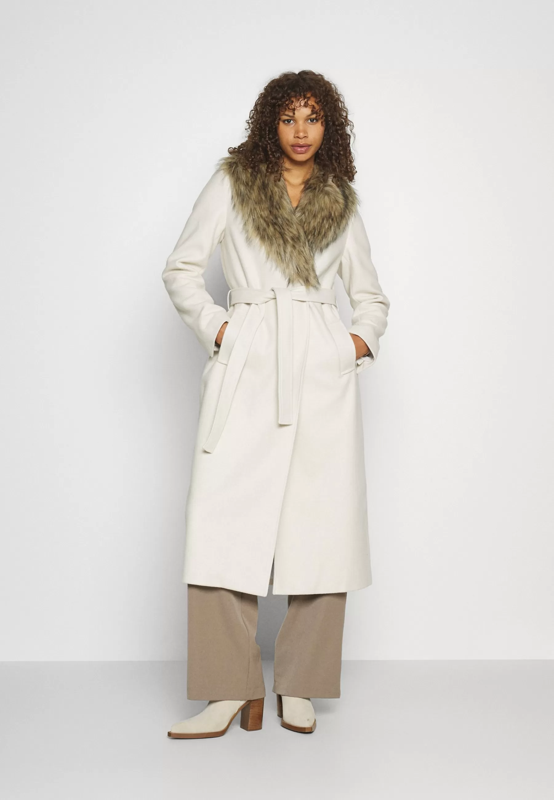 Best Onlolivia Long Wrap Coat - Cappotto Classico Donna Classici
