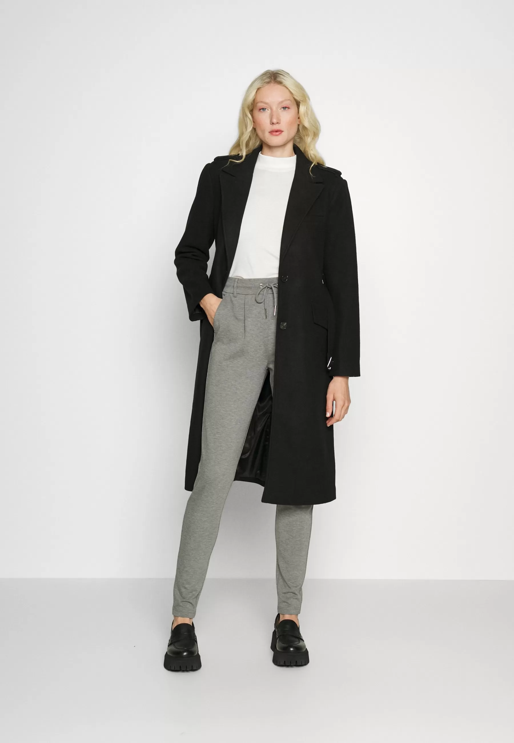 Fashion Onlsif Filippa Life Belted Coat - Cappotto Classico Donna Classici