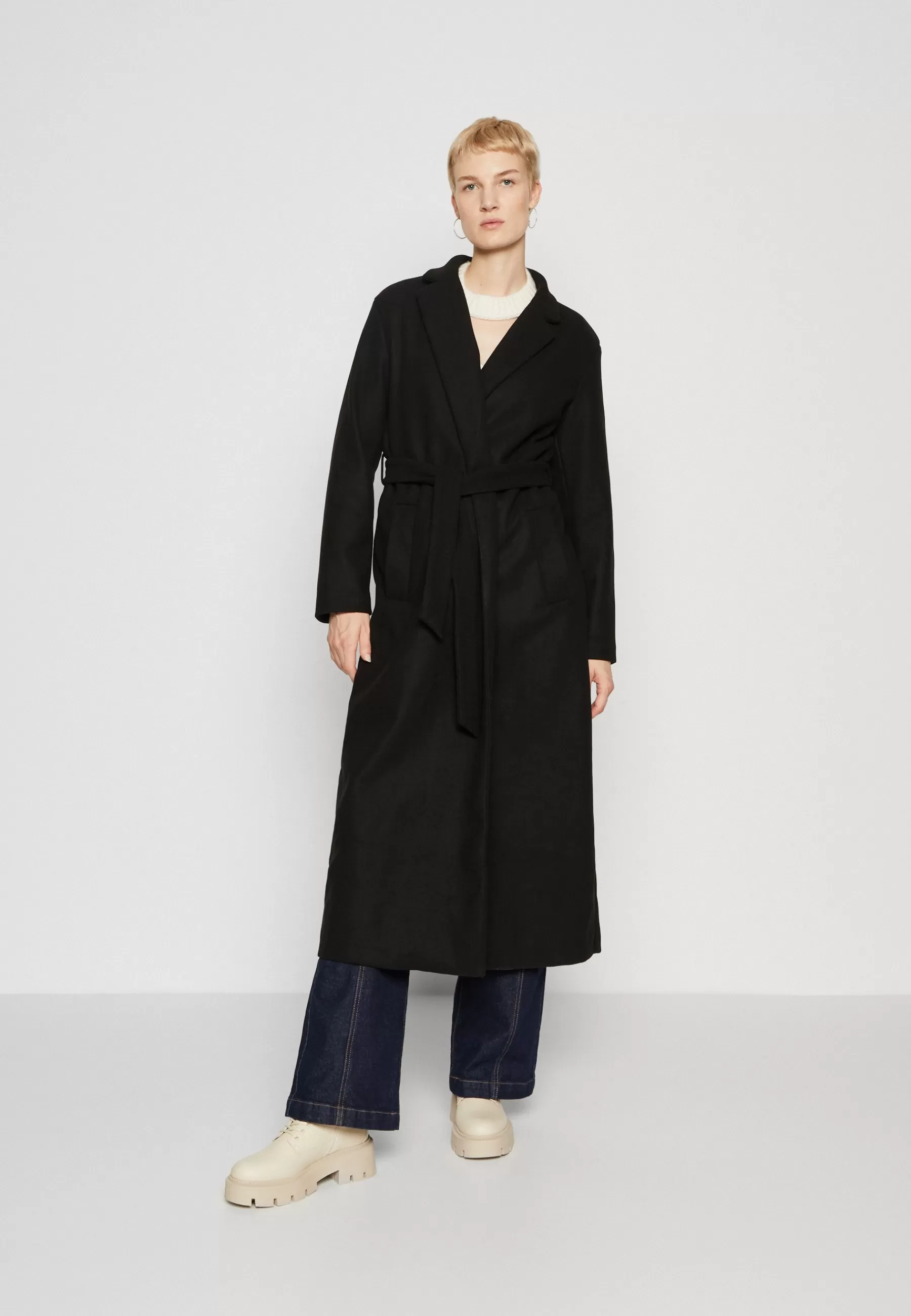 Cheap Onltrillion Belt Long Coatigan - Cappotto Classico Donna Classici
