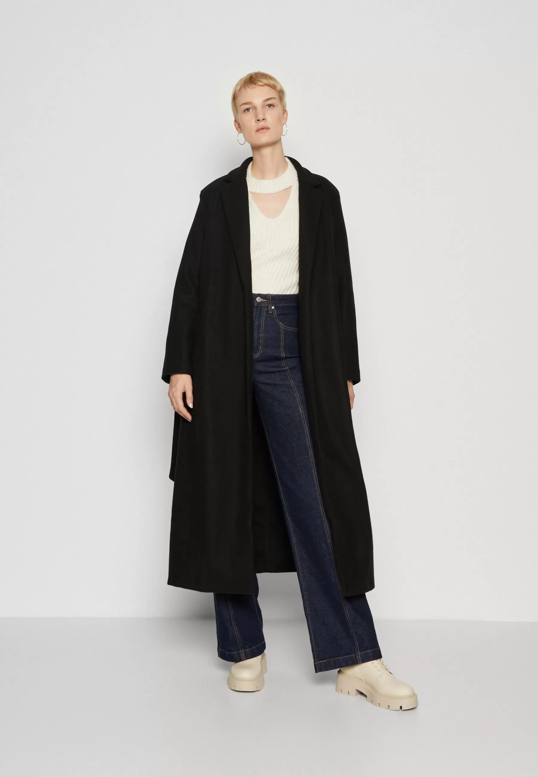 Cheap Onltrillion Belt Long Coatigan - Cappotto Classico Donna Classici