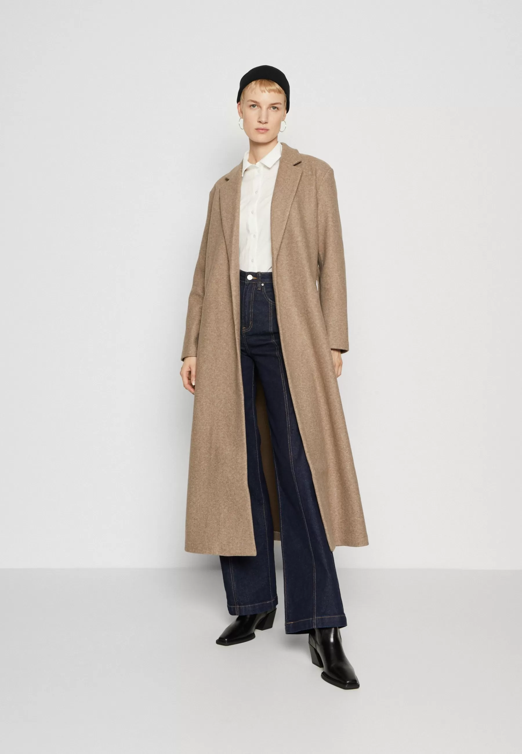 Hot Onltrillion Belt Long Coatigan - Cappotto Classico Donna Classici