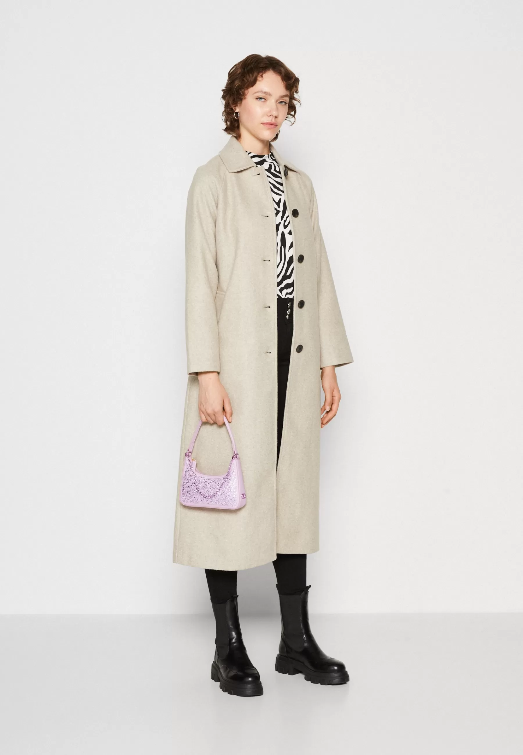 Shop Onlvictoria Long Coat - Cappotto Classico Donna Classici