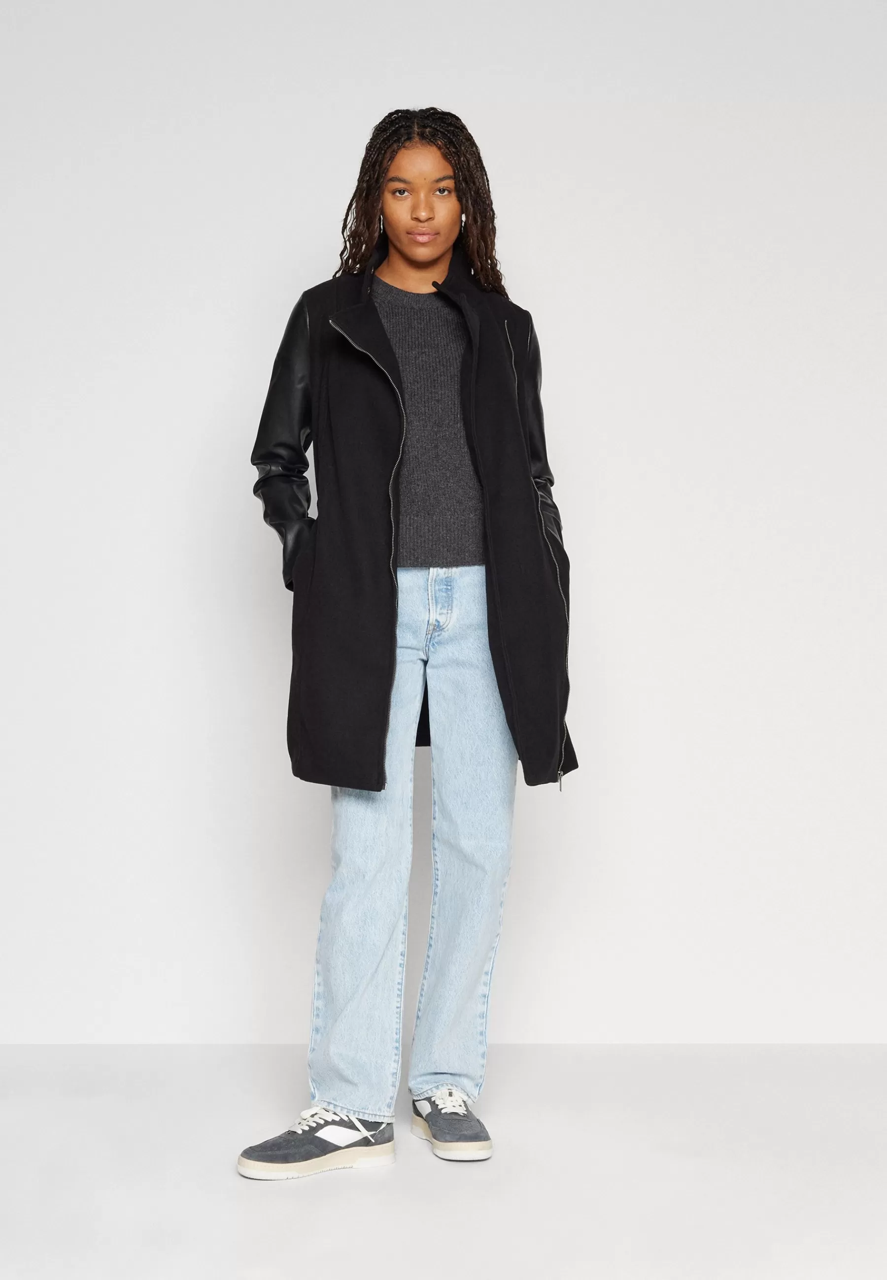 Fashion Pop Nina Zip Jacket - Cappotto Classico Donna Classici