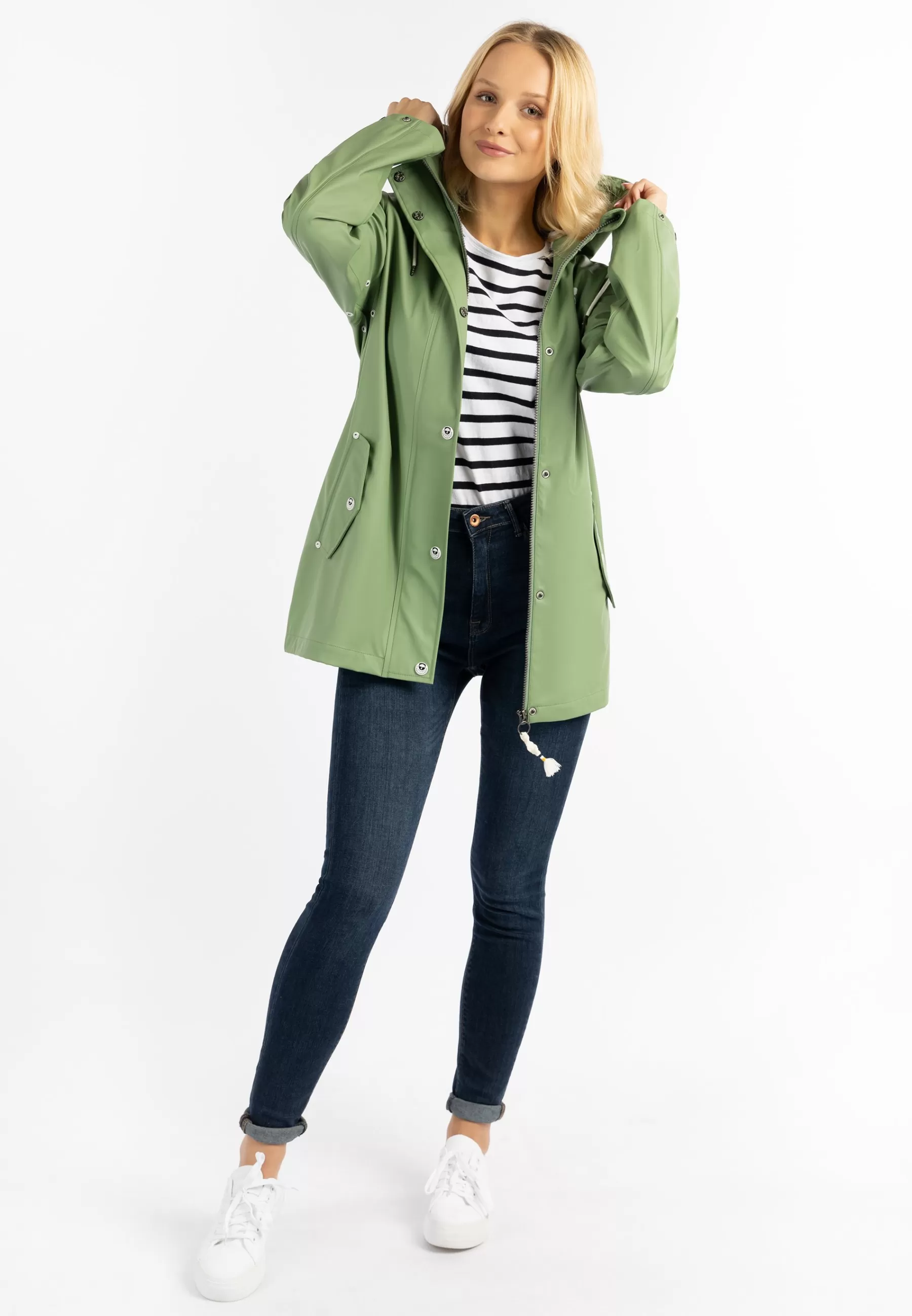 Best Regen - Impermeabile Donna Parka